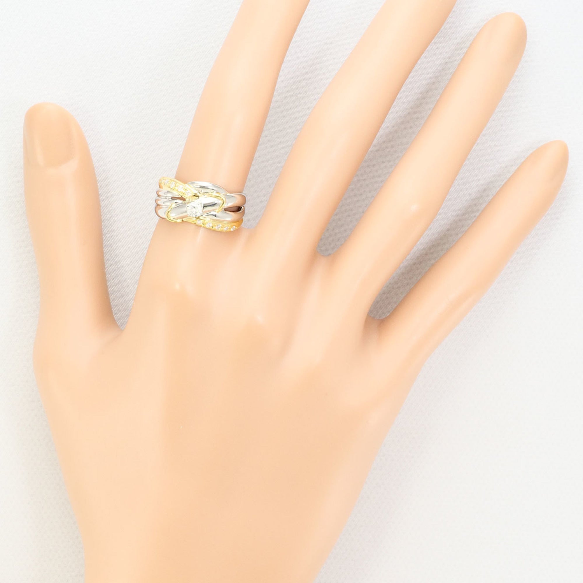 Unbranded Platinum Yellow Gold Yellow Gold (18K) Platinum 900 Band Ring (Pre-Owned)
