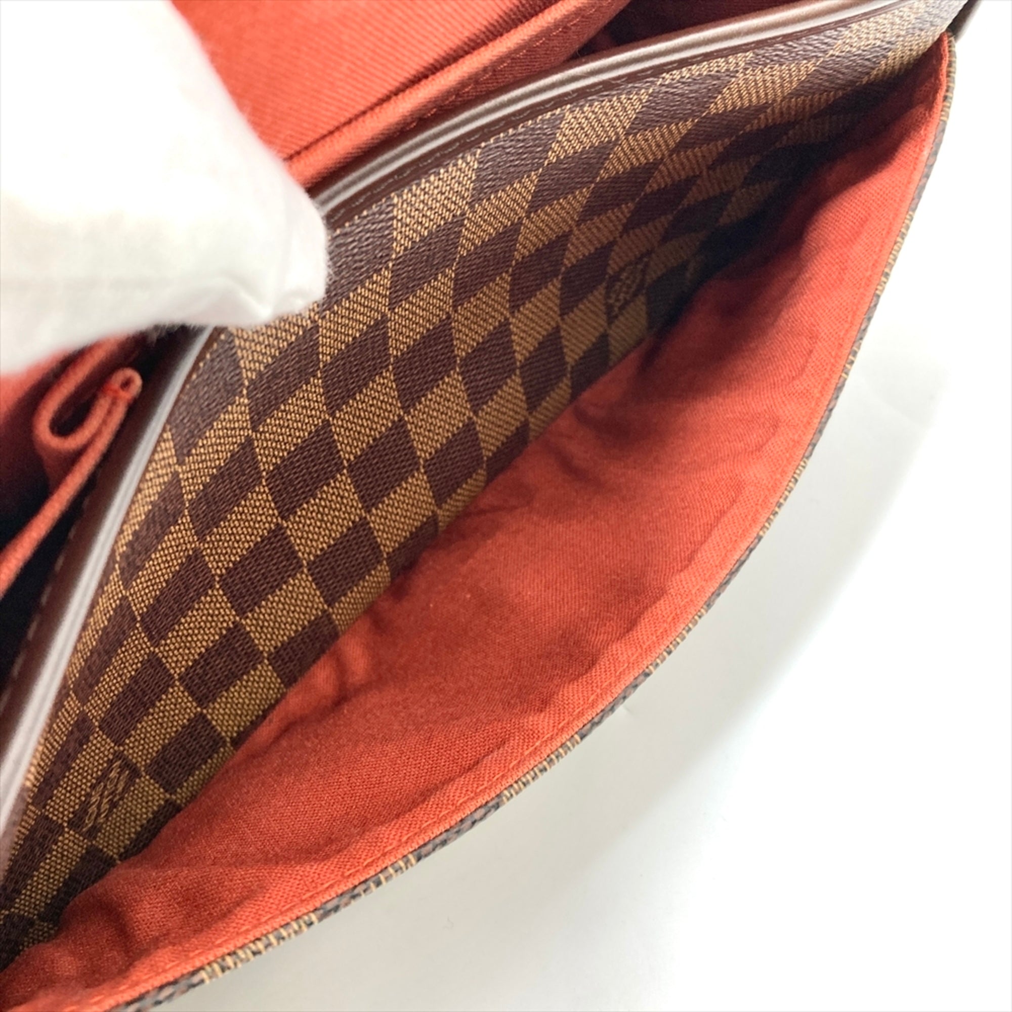 Louis Vuitton Brown Damier Canvas Ebene Shoulder Bag (Pre-Owned)