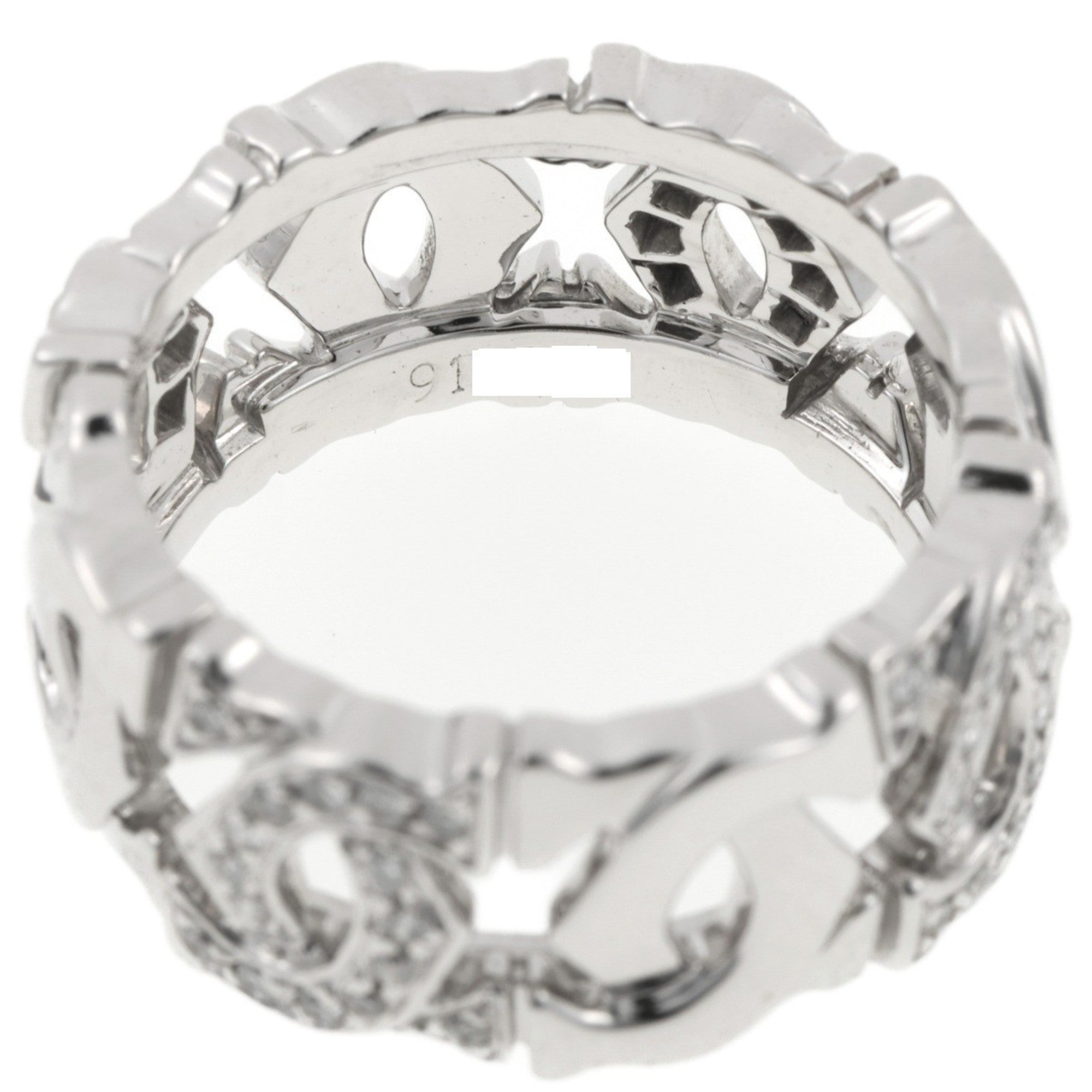 Cartier White Gold White Gold (18K) Band Ring (Pre-Owned)