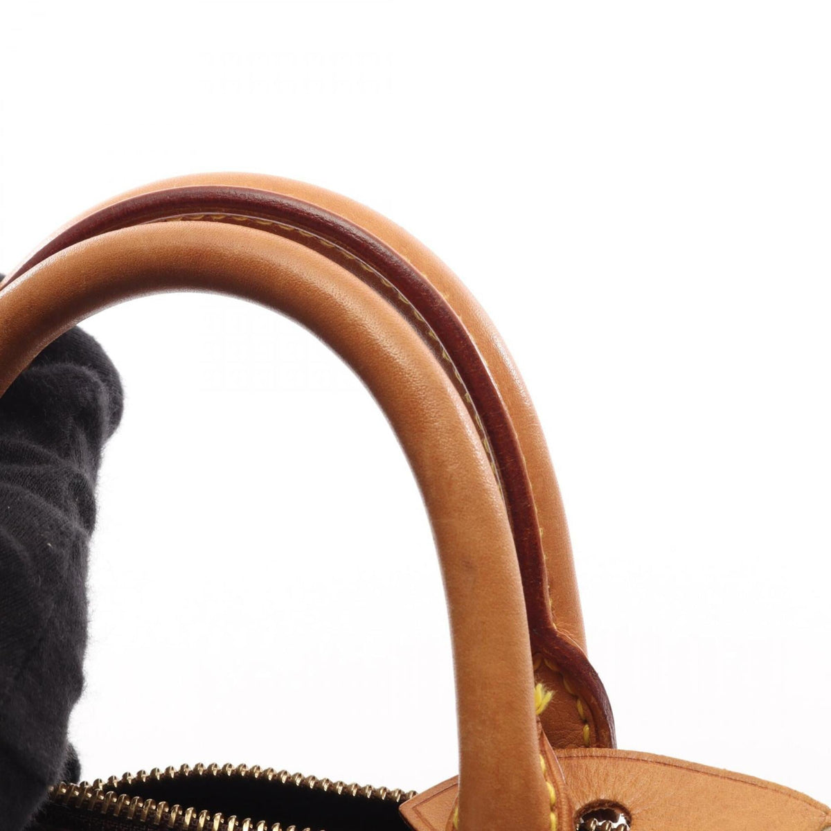 Louis Vuitton Brown Coated Canvas Pvc Monogram Leather Handbag (Pre-Owned)