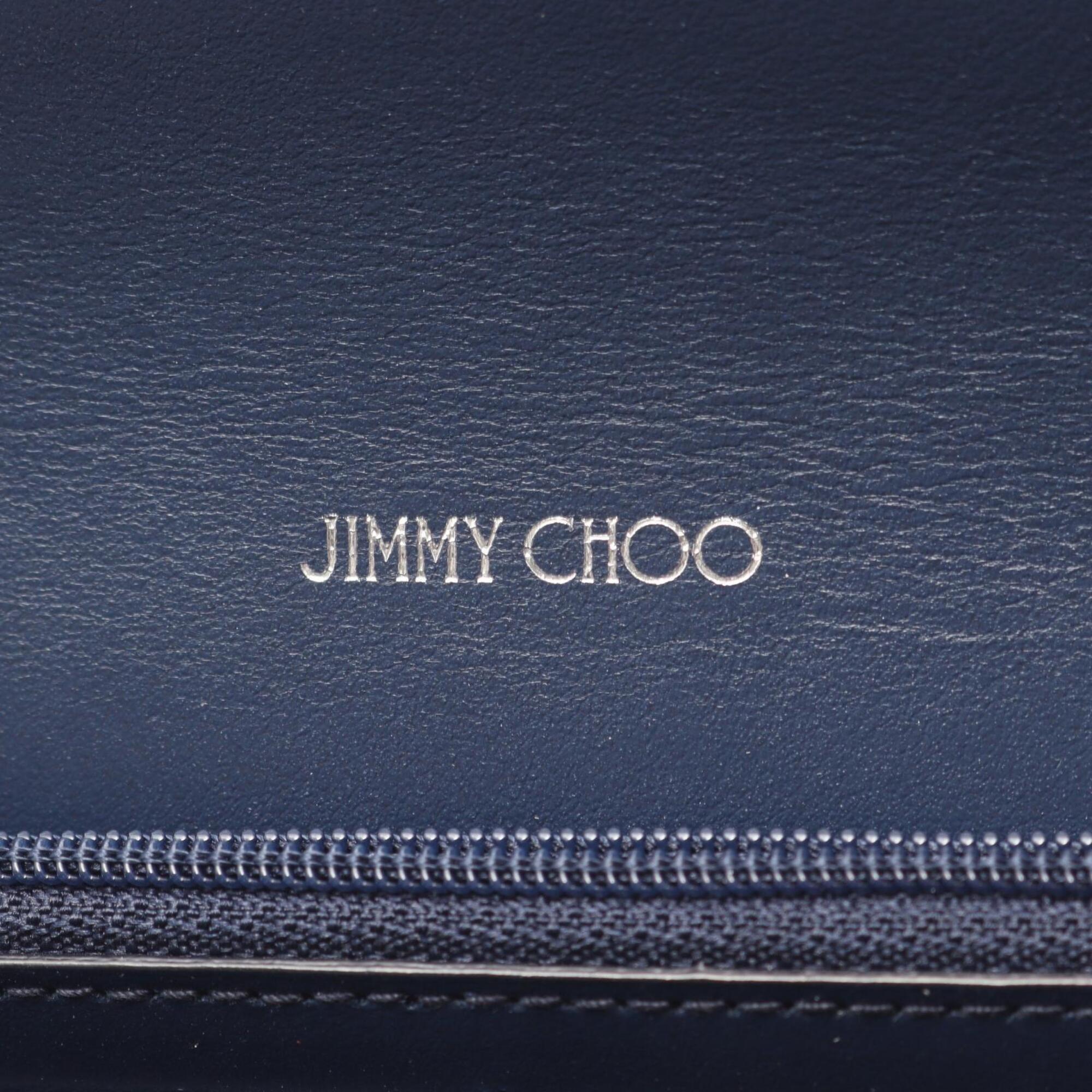 Jimmy Choo Navy Handbag Shoulder Bag (Pre-Owned)