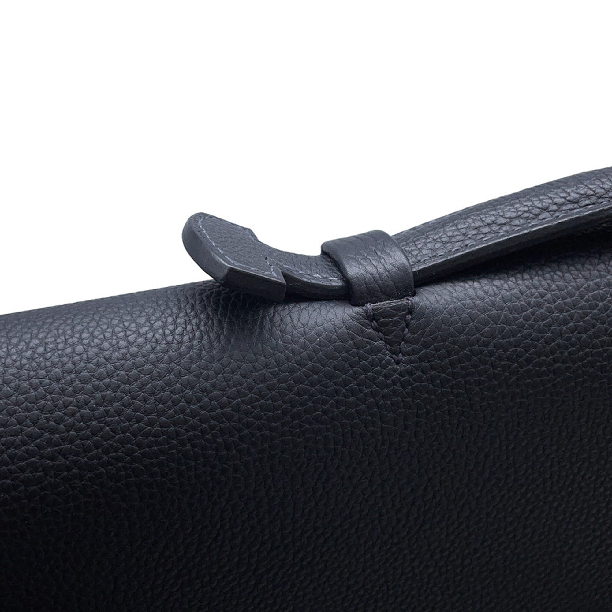 Hermes Silver Togo Leather Briefcase (Pre-Owned)