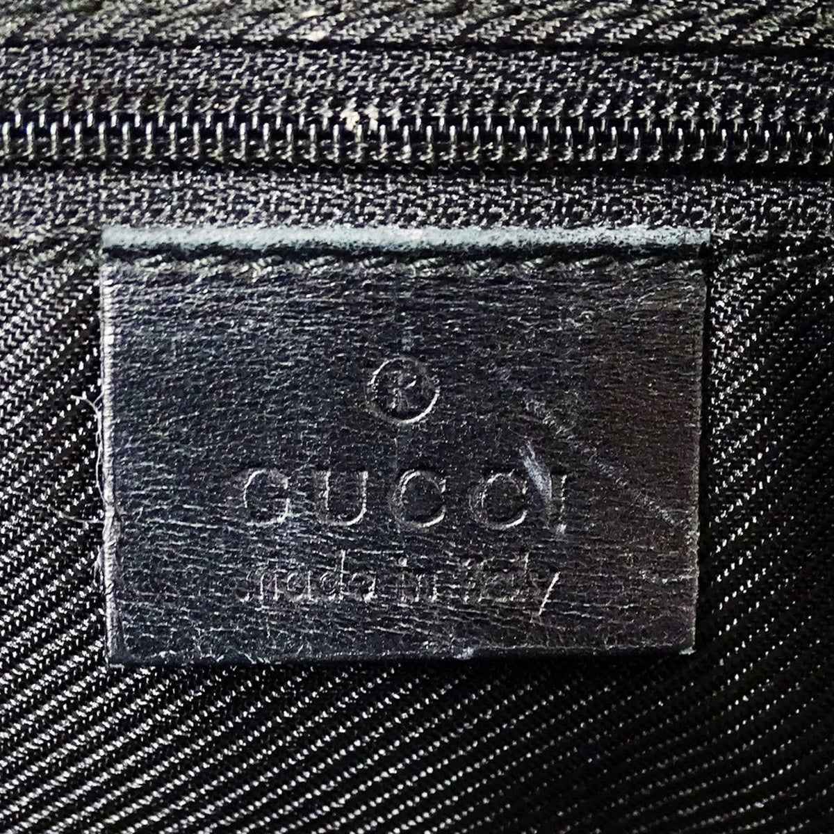 Gucci Black Leather Handbag (Pre-Owned)