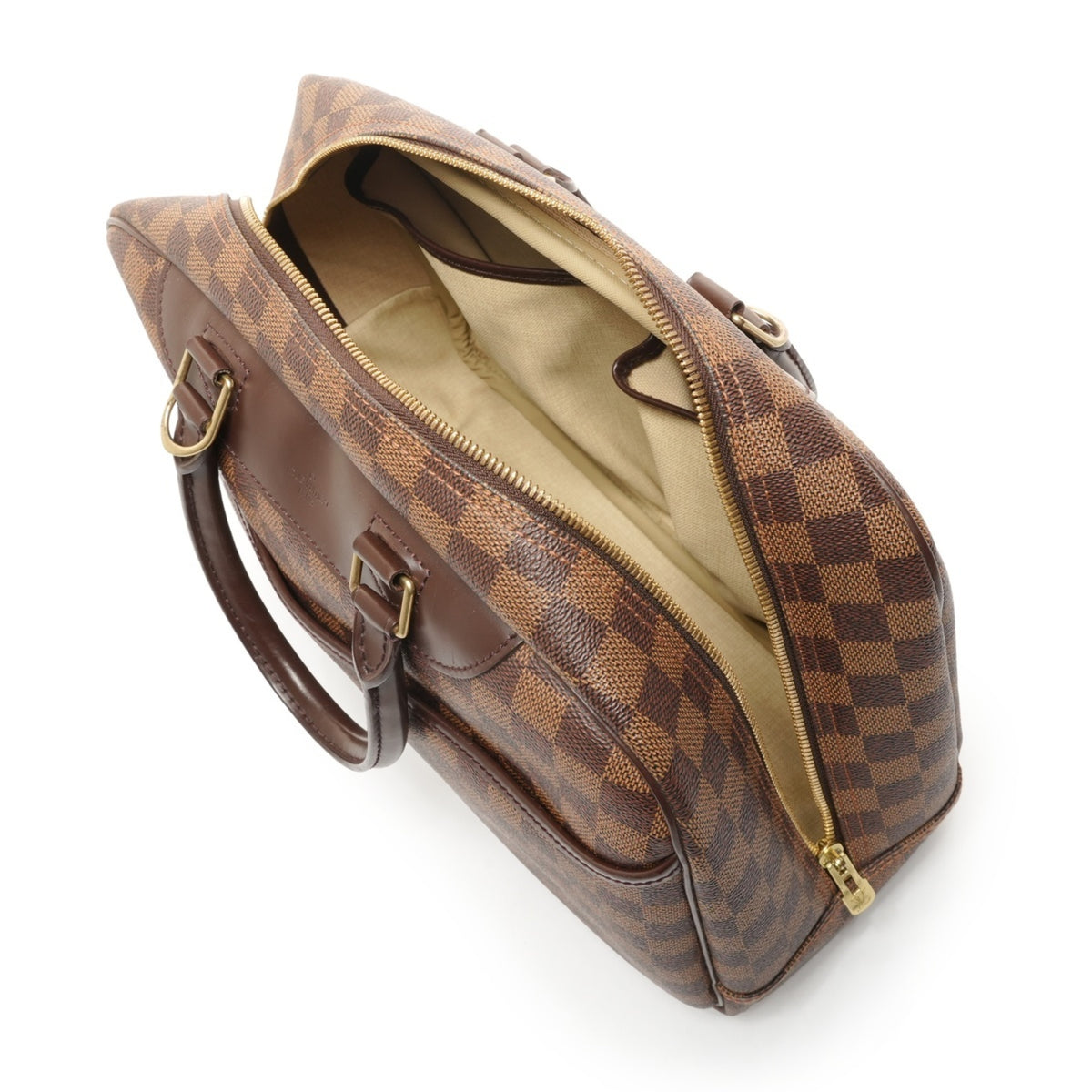 Louis Vuitton Damier Brown Boston Bag Handbag (Pre-Owned)