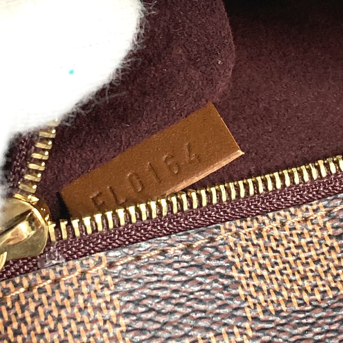Louis Vuitton Damier Brown Damier Canvas Handbag Tote Bag (Pre-Owned)