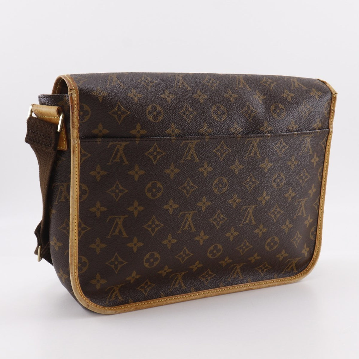 Louis Vuitton Brown Monogram Messenger Bag Shoulder Bag (Pre-Owned)