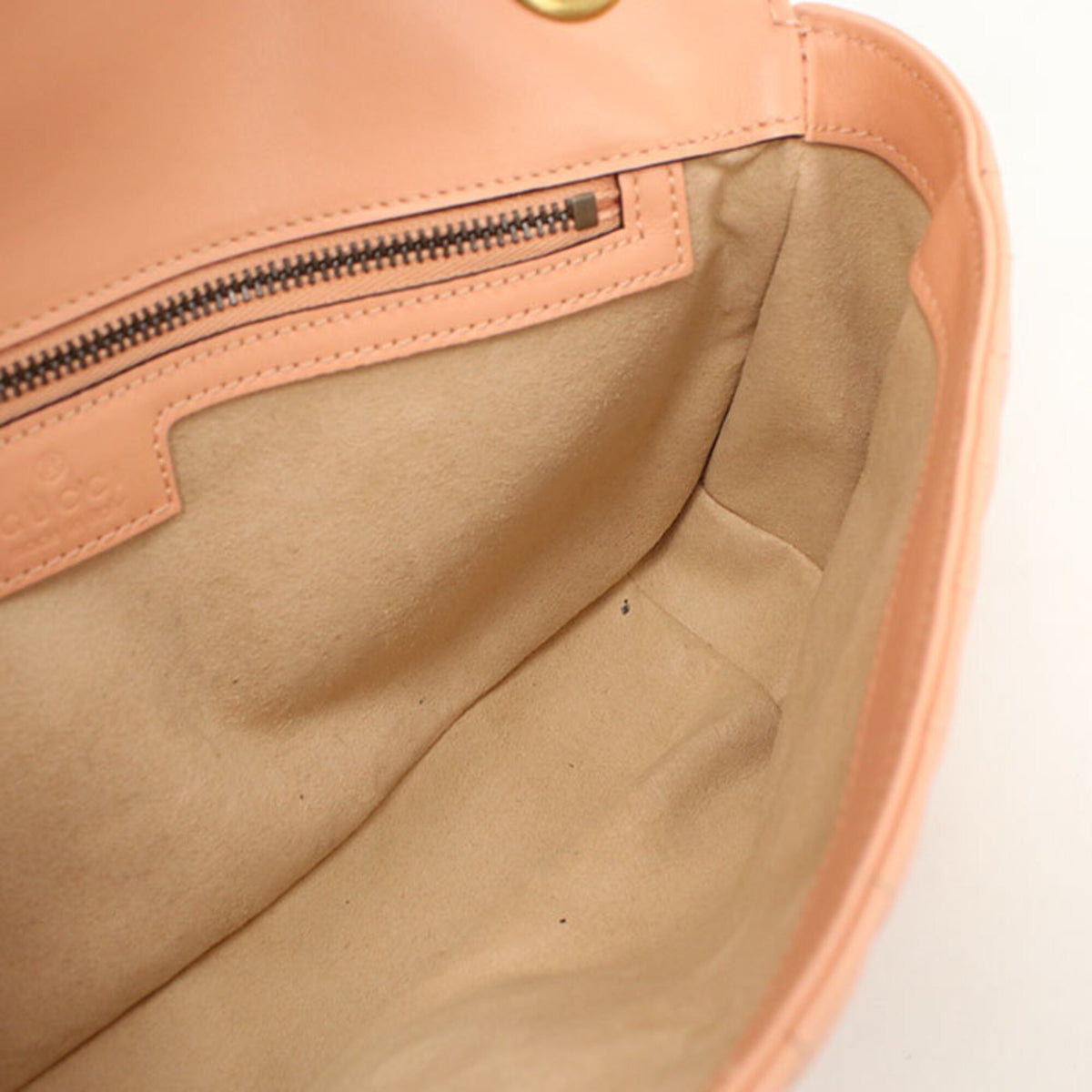 Gucci Pink Leather Shoulder Bag (Pre-Owned)