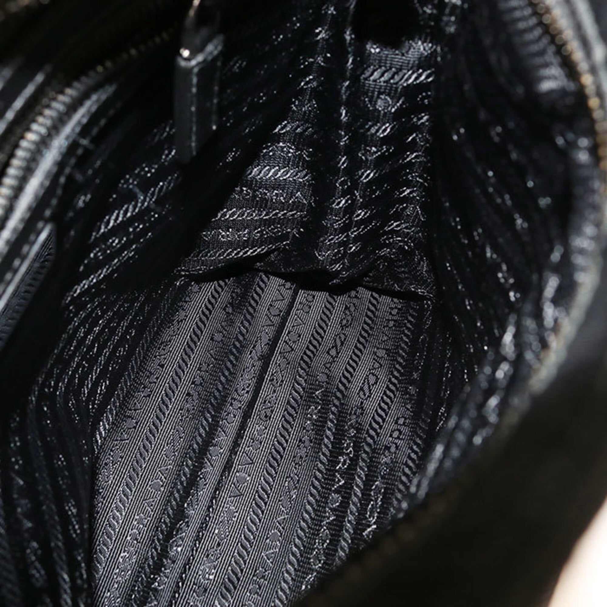 Prada Black Nylon Shoulder Bag (Pre-Owned)