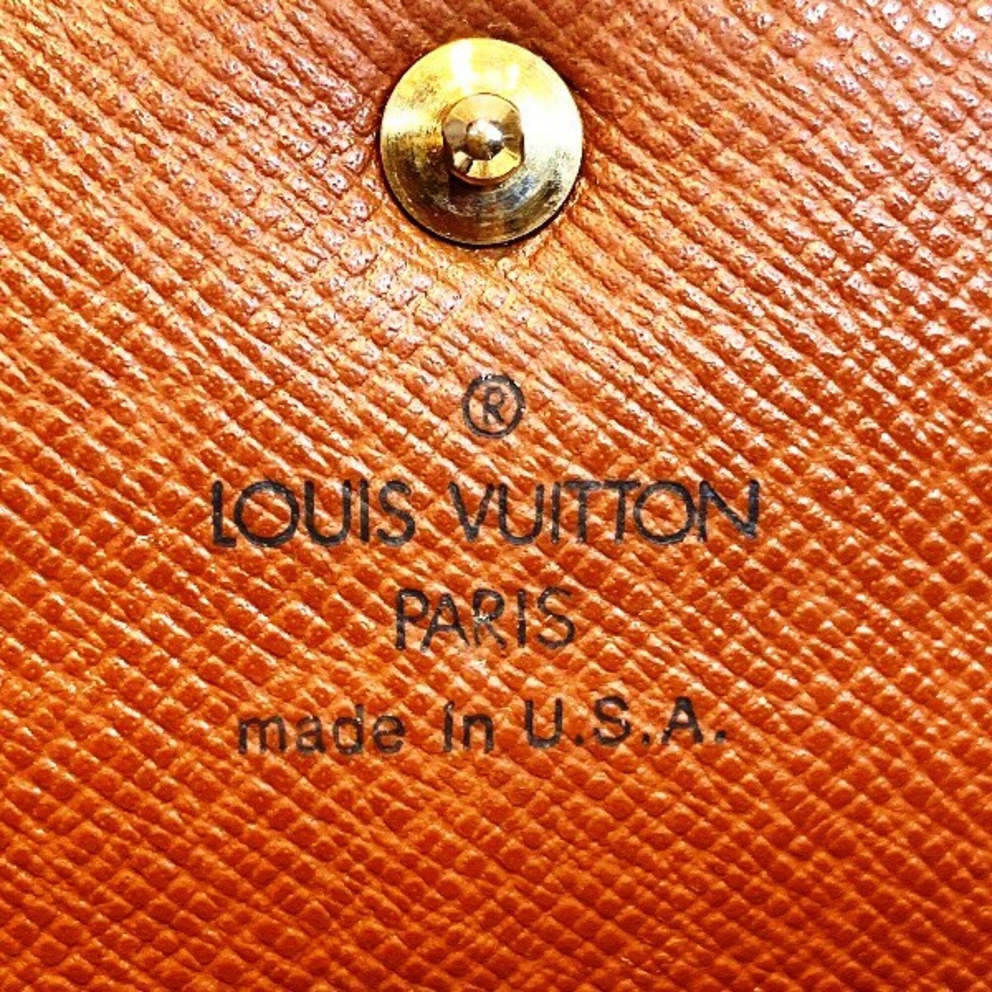 Louis Vuitton Monogram Brown Monogram Long Wallet (Bi-Fold) (Pre-Owned)