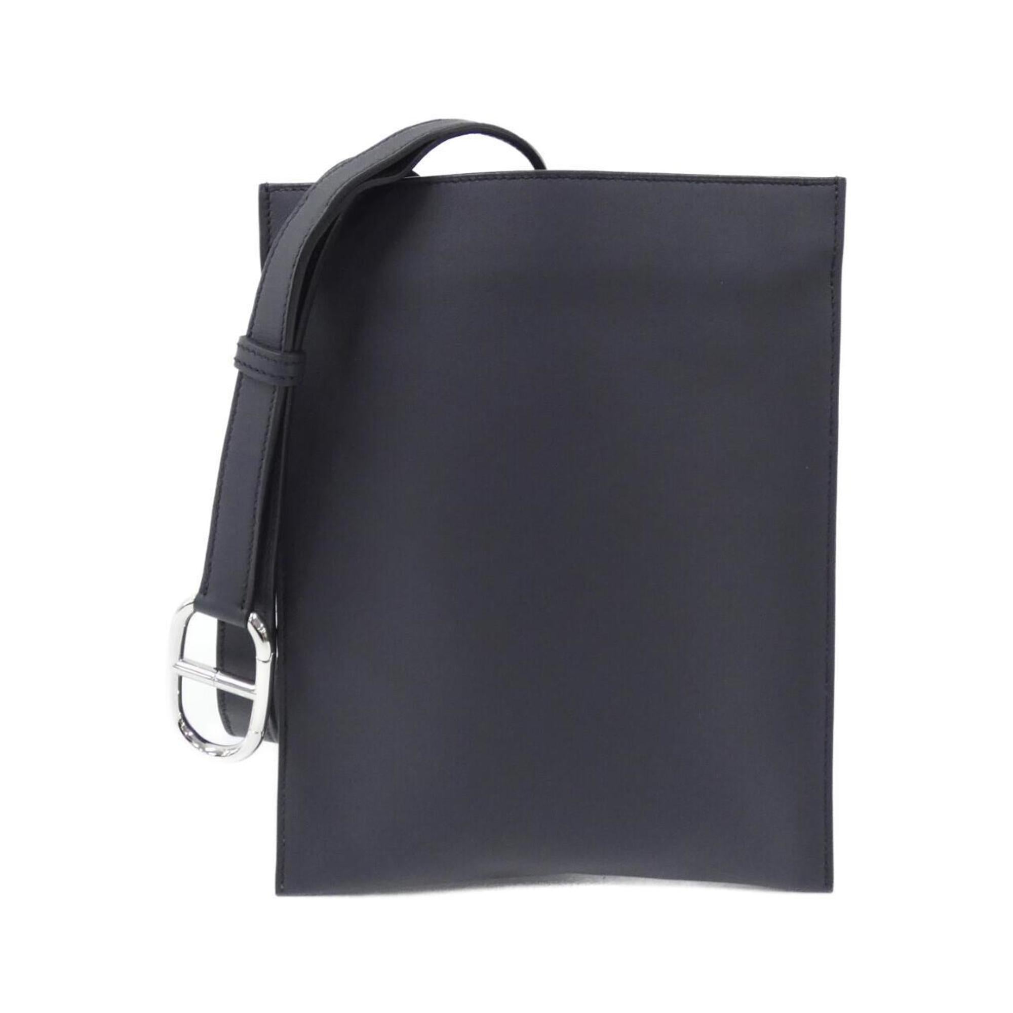 Hermes Blue Indigo Swift Leather Chain/Shoulder Wallet (Pre-Owned)