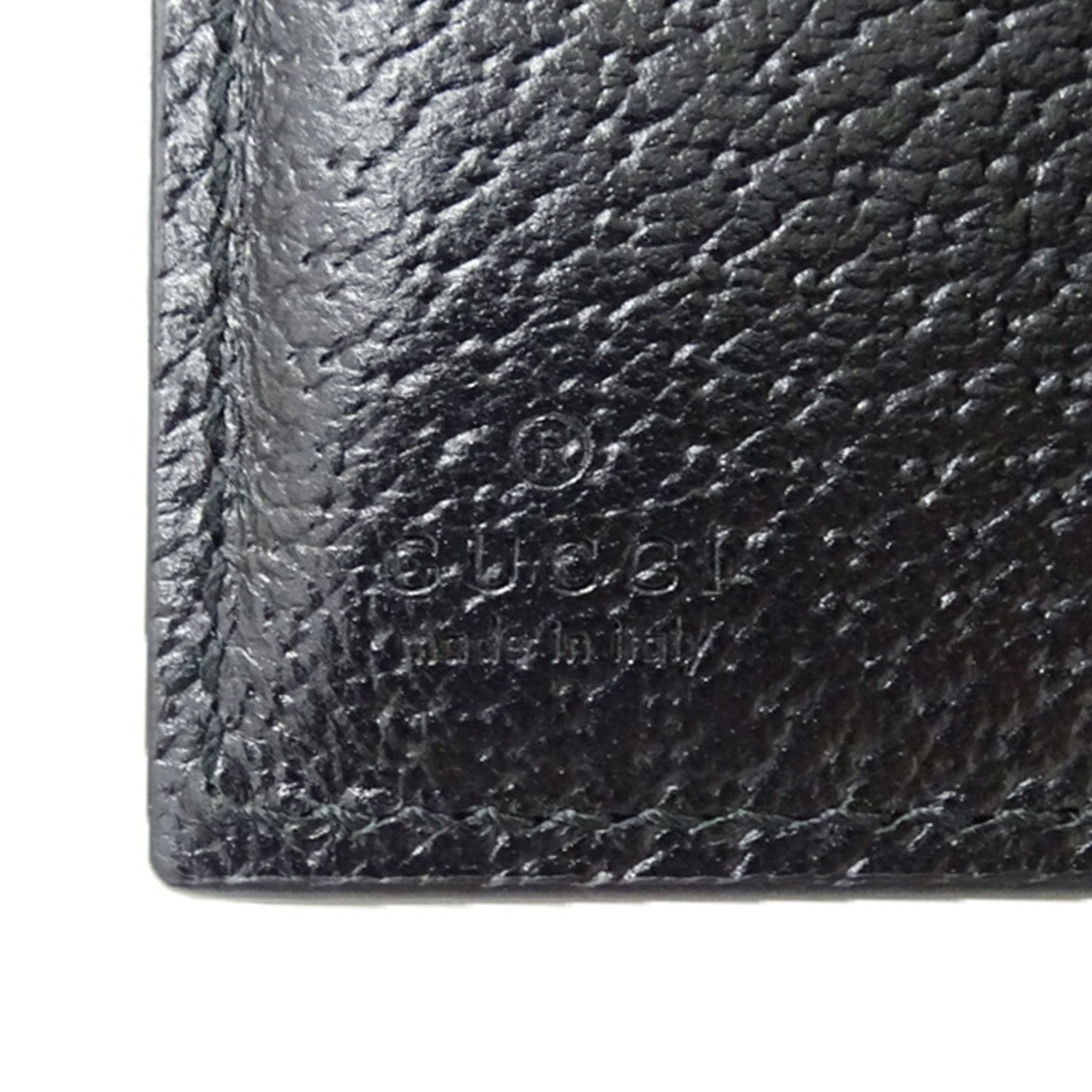 Gucci Black Leather Wallet (Bi-Fold) (Pre-Owned)