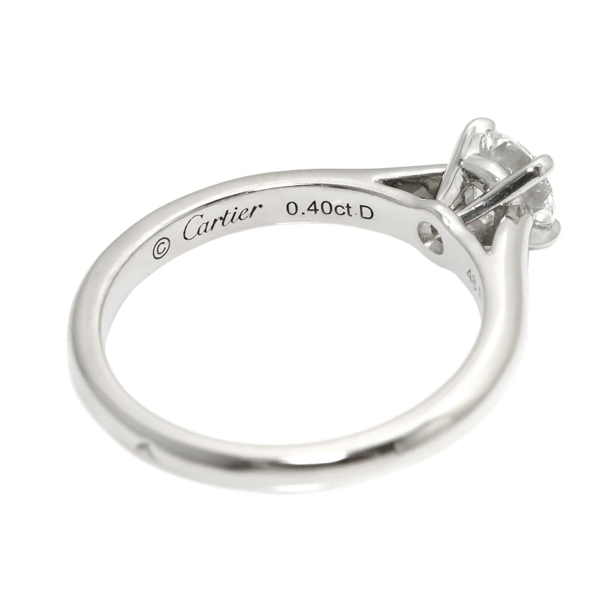Cartier Platinum 950 Band Ring (Pre-Owned)