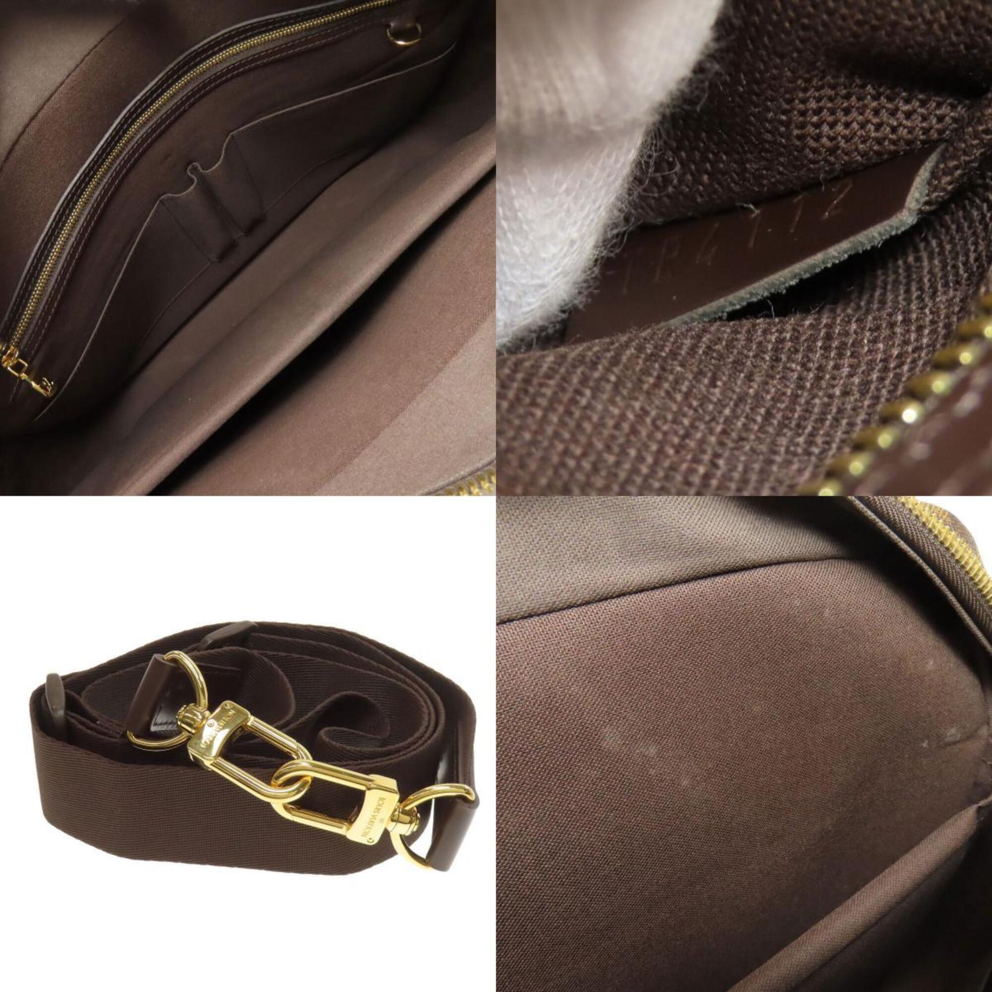 Louis Vuitton Brown Ebene Damier Canvas Handbag (Pre-Owned)