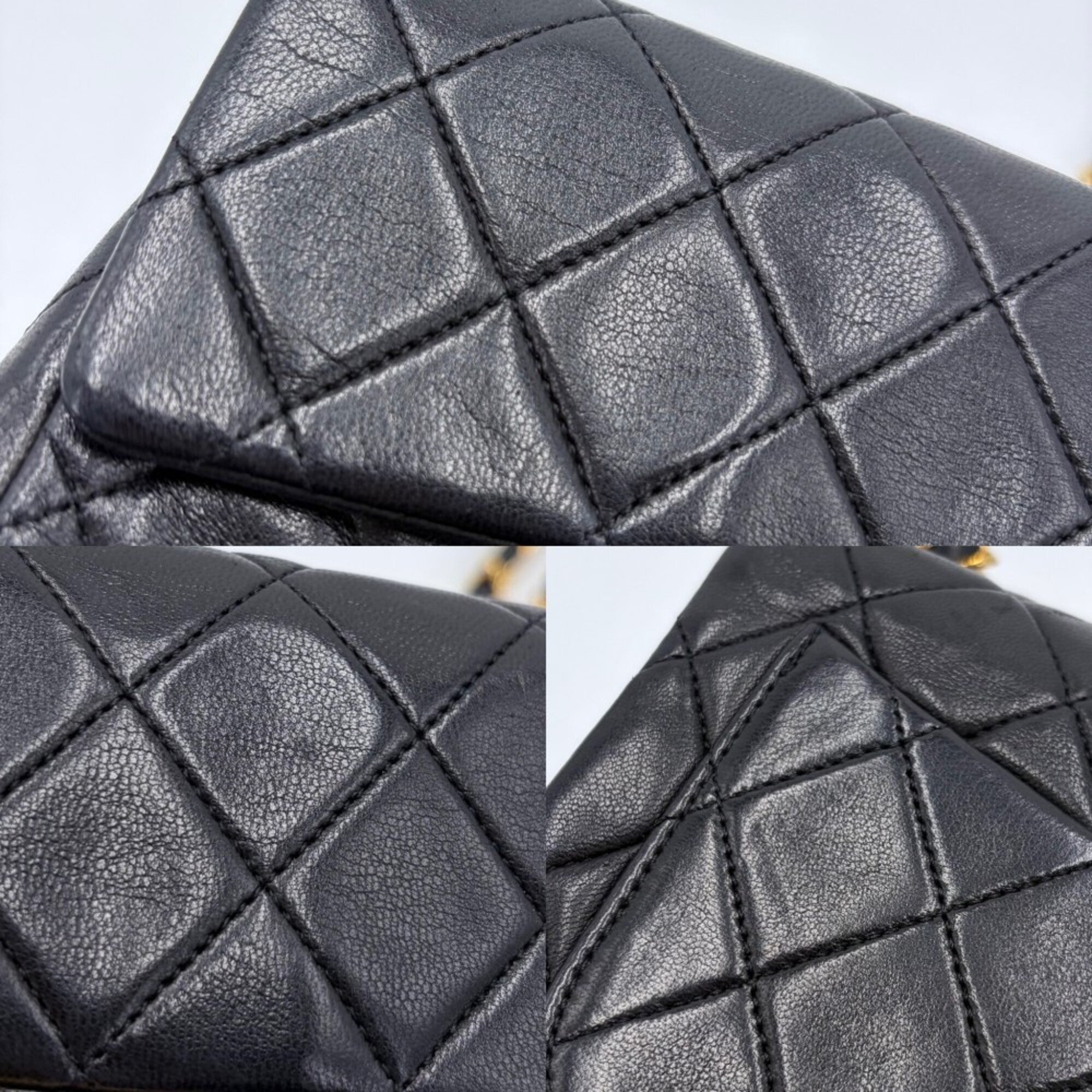 Chanel Black Leather Shoulder Bag (Pre-Owned)