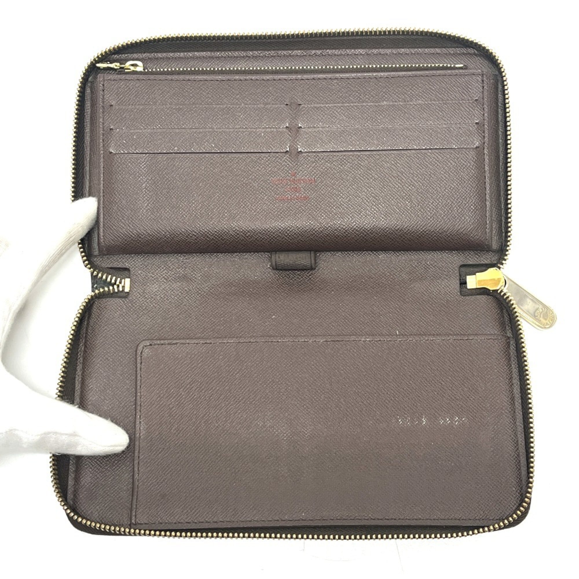 Louis Vuitton Brown Ebene Galle Damier Canvas Coin Purse/Coin Case (Pre-Owned)