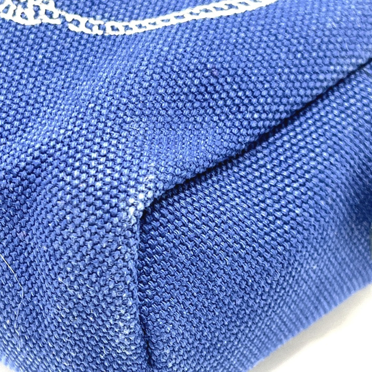 Prada Blue Canvas Pouch (Pre-Owned)