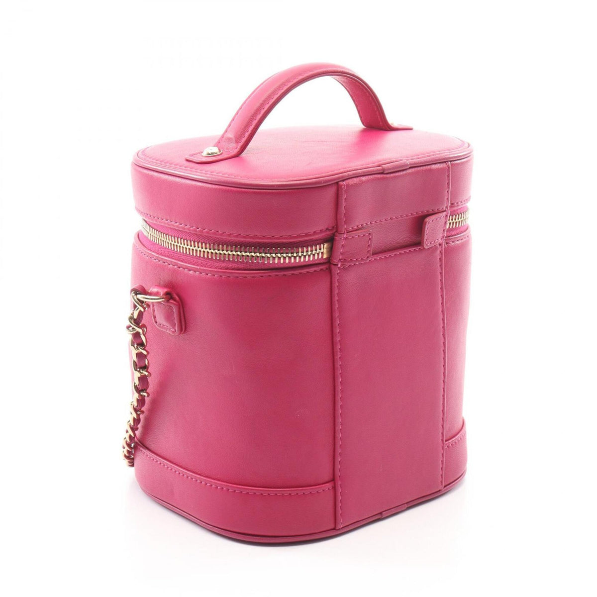 Chanel Pink Leather Handbag (Pre-Owned)