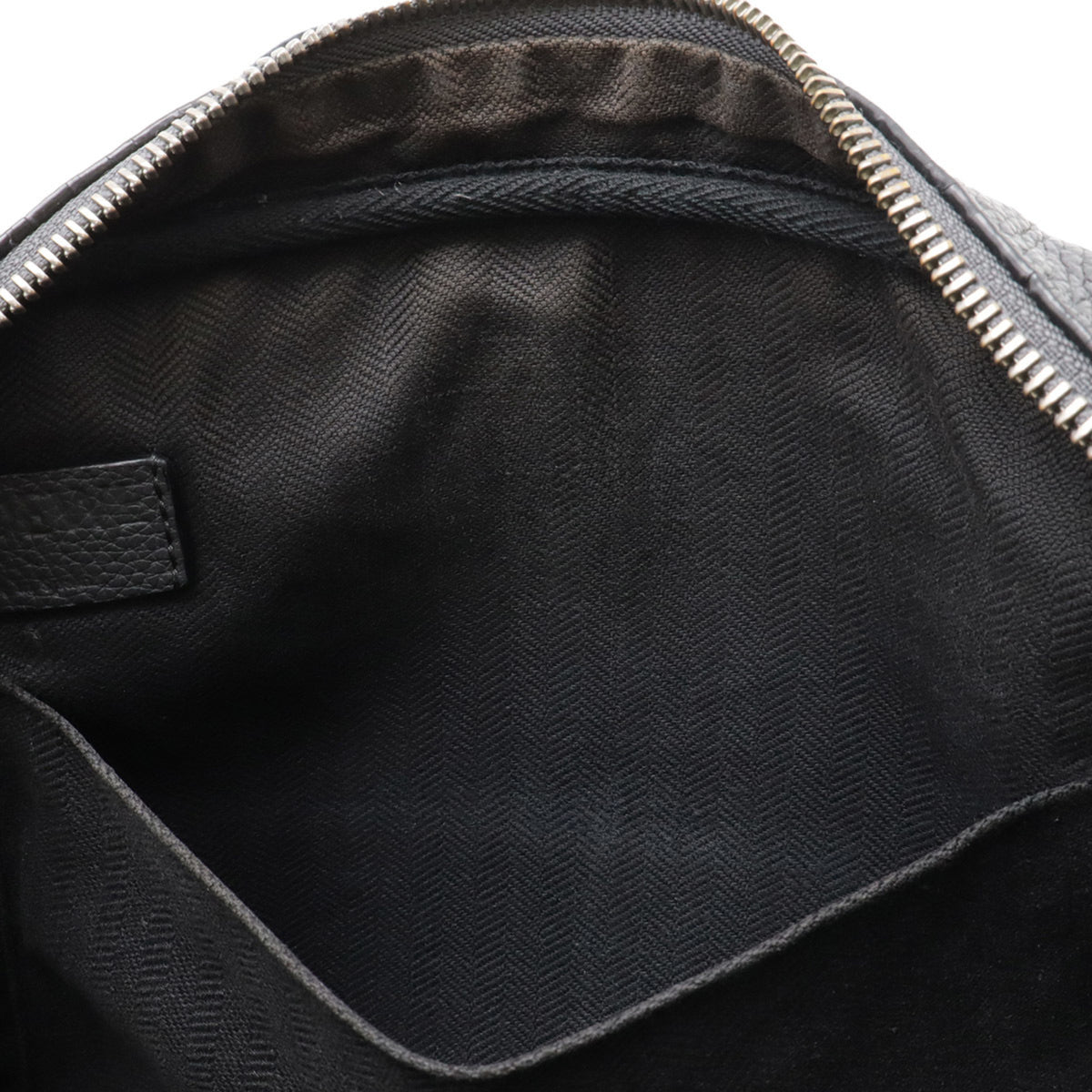 Loewe Gray Leather Messenger Bag Shoulder Bag (Pre-Owned)