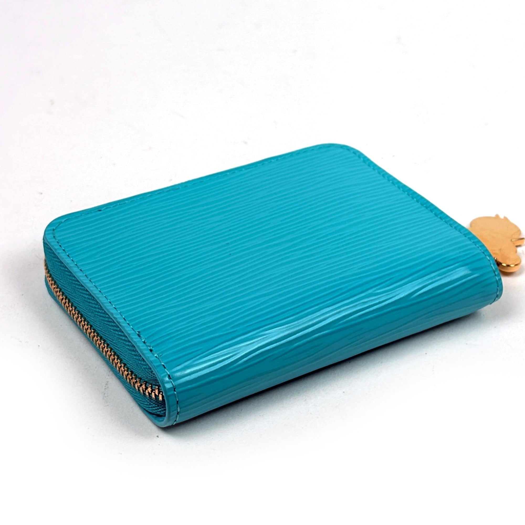 Louis Vuitton Epi Blue Epi Leather Coin Purse/Coin Case (Pre-Owned)