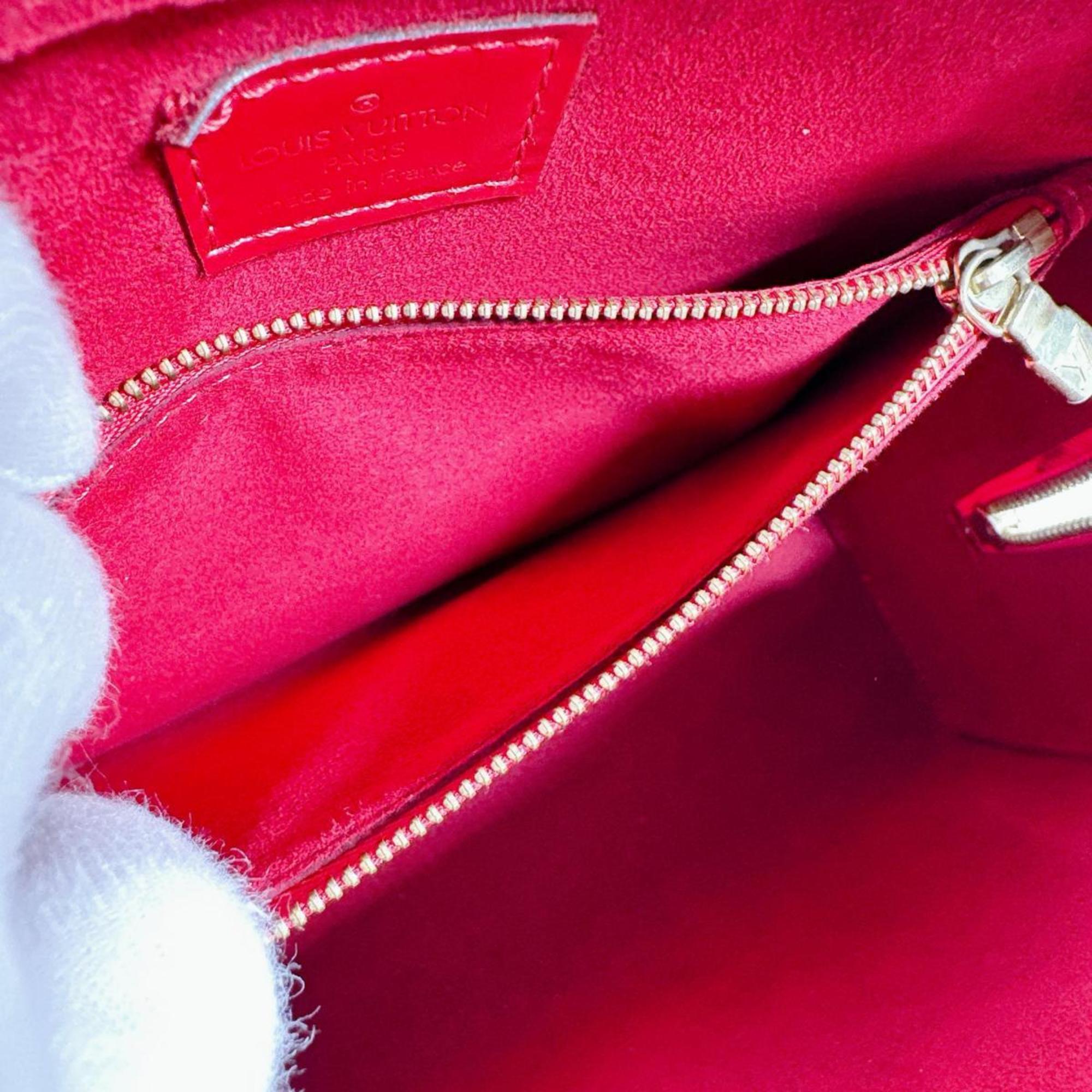 Louis Vuitton Red Color Epi Leather Handbag (Pre-Owned)