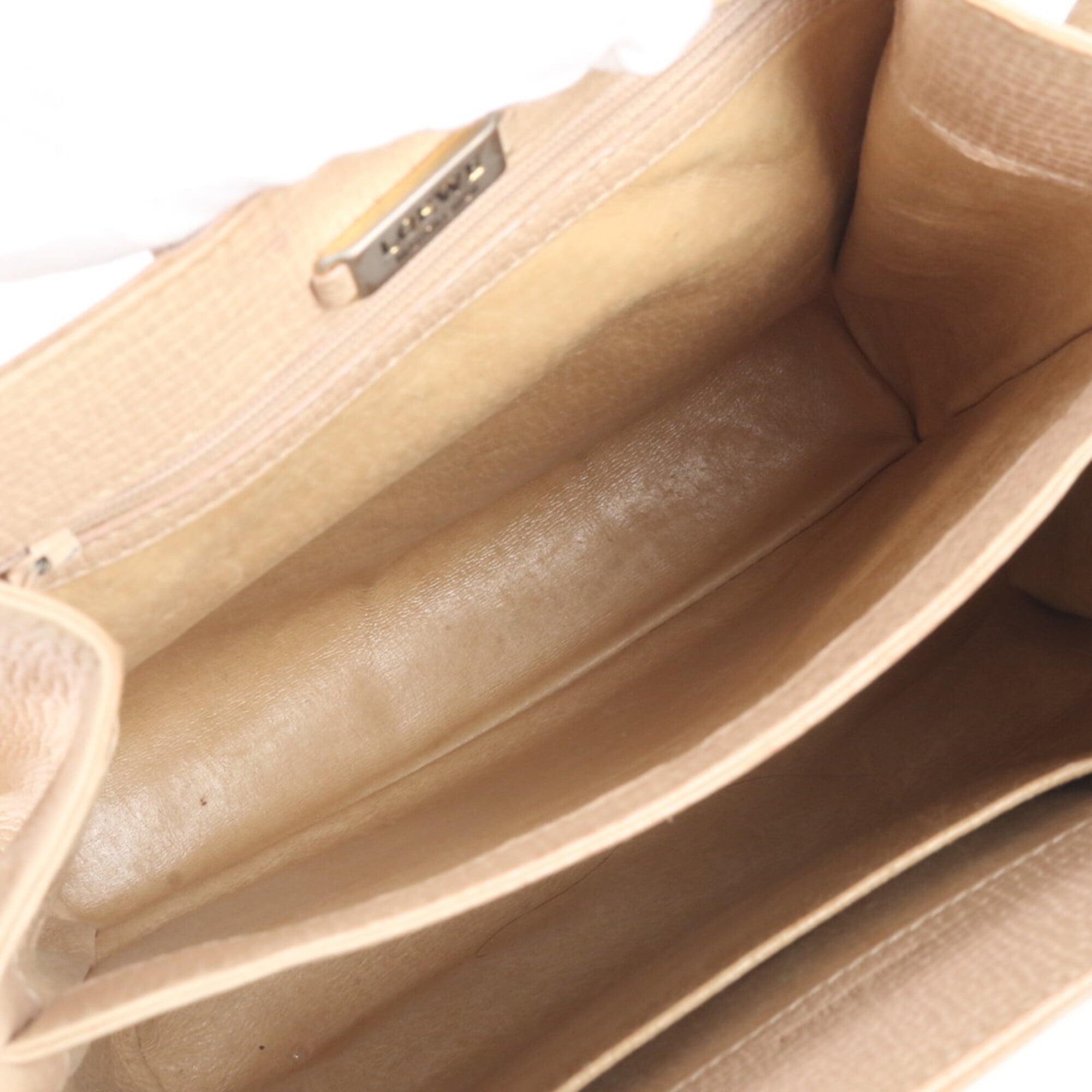 Loewe Beige Leather Shoulder Bag (Pre-Owned)