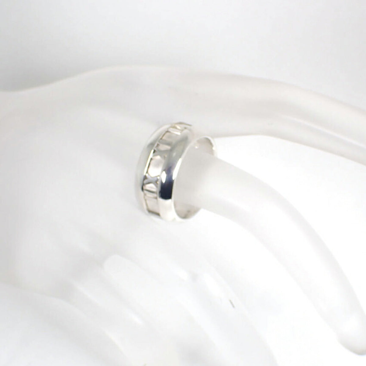 Tiffany Silver Sterling Silver 925 Band Ring (Pre-Owned)
