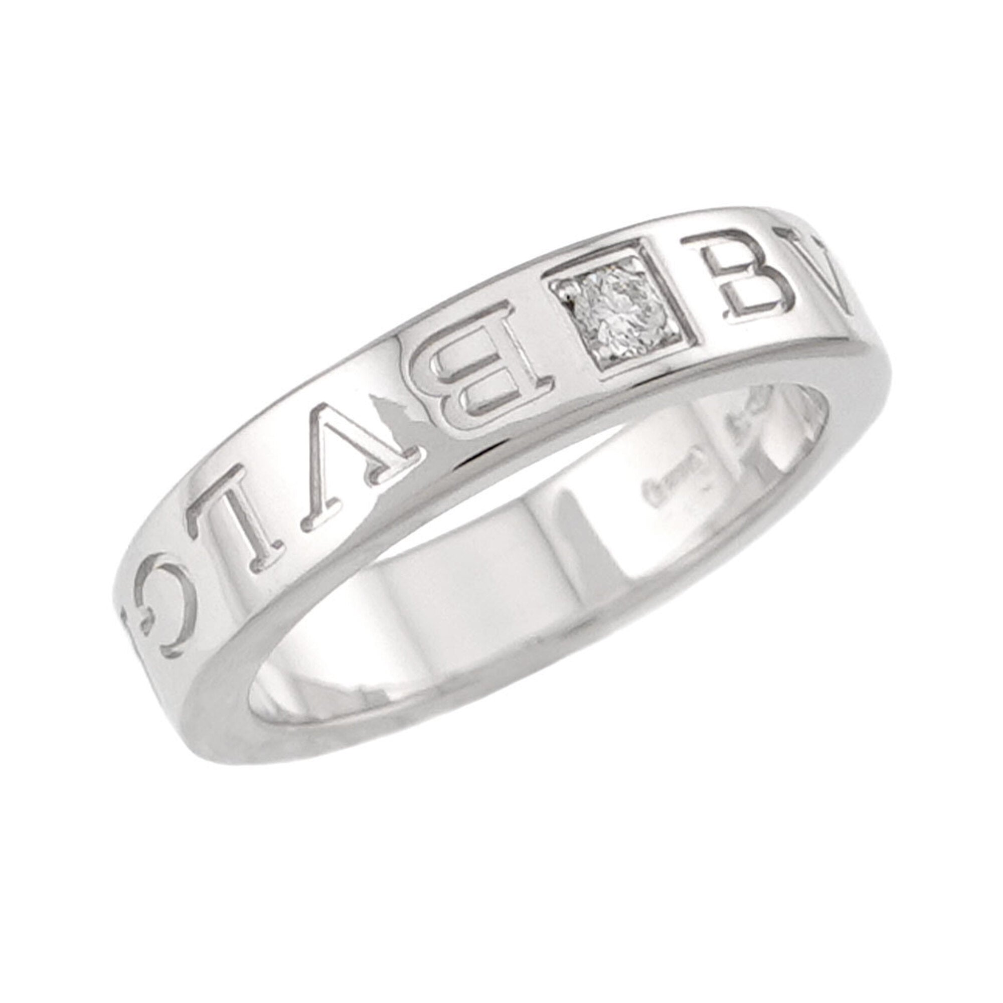 Bvlgari White Gold (18K) Band Ring (Pre-Owned)