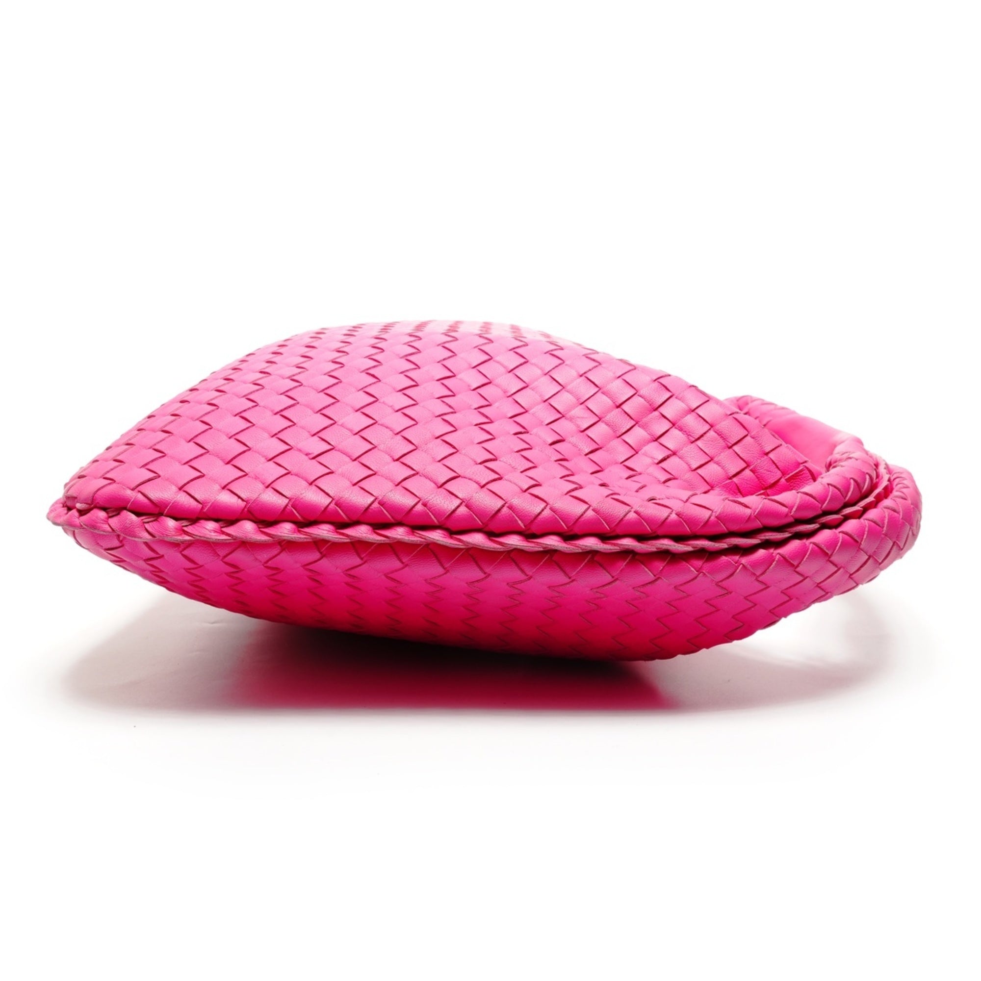 Bottega Veneta Intrecciato Pink Handbag (Pre-Owned)