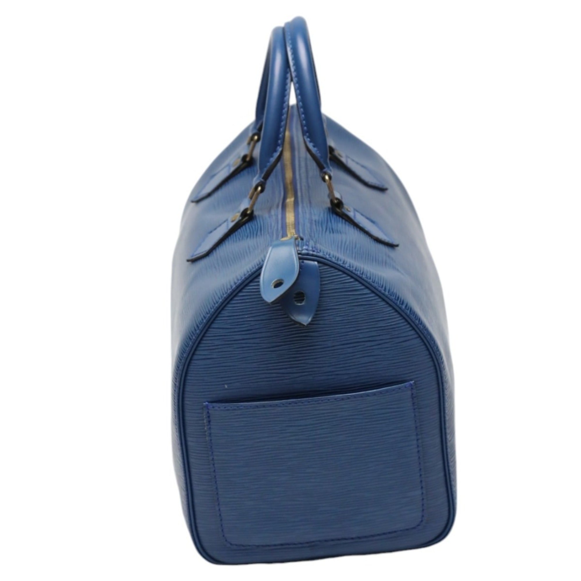 Louis Vuitton Galle Toledo Blue Epi Leather Handbag (Pre-Owned)