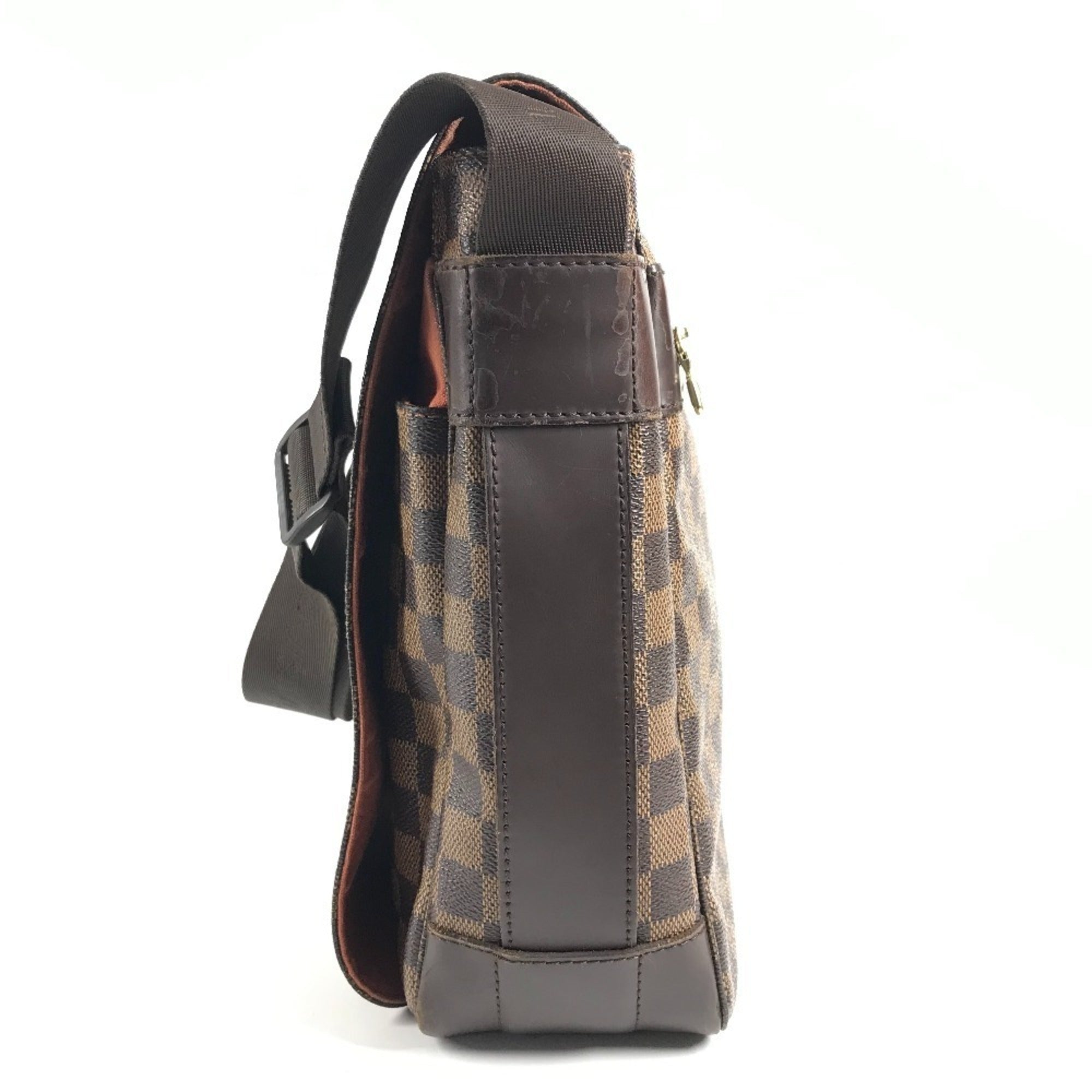 Louis Vuitton Brown Ebene Damier Canvas Handbag Shoulder Bag (Pre-Owned)