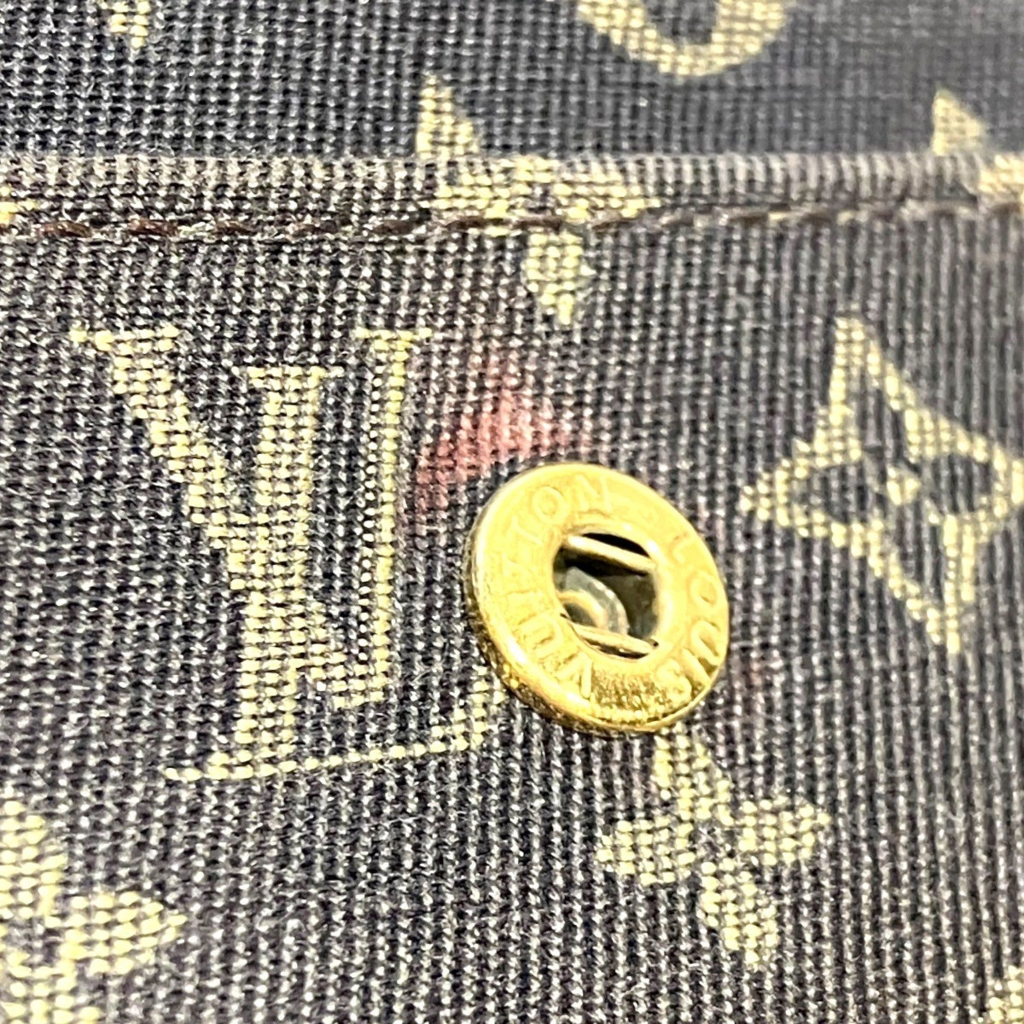 Louis Vuitton Ebene Galle Canvas Coin Purse/Coin Case (Pre-Owned)