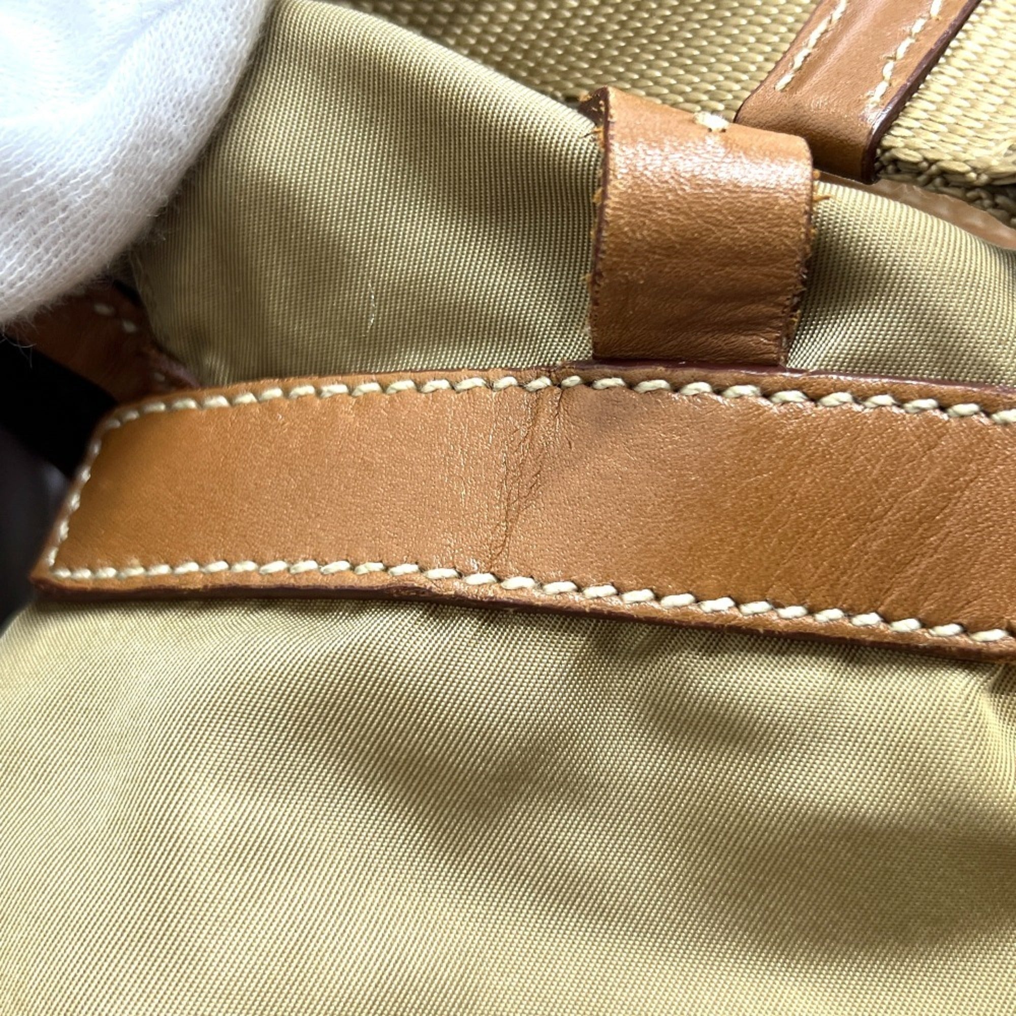 Prada Brown Nylon Backpack (Pre-Owned)