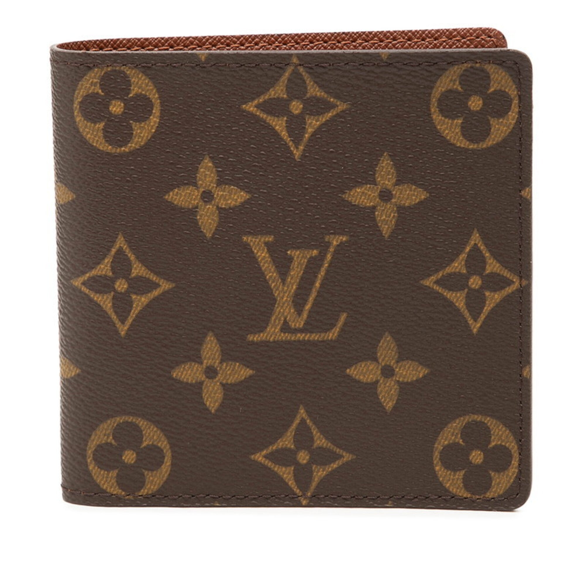 Louis Vuitton Brown Monogram Pvc Leather Wallet (Bi-Fold) (Pre-Owned)