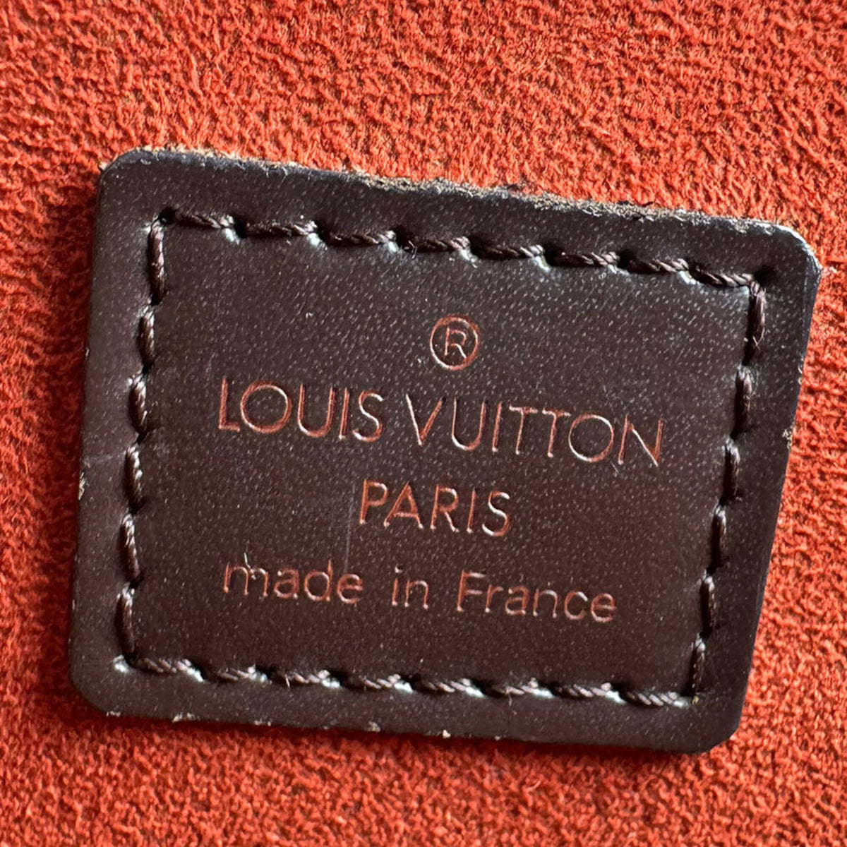 Louis Vuitton Damier Canvas Ebene Damier Canvas Handbag (Pre-Owned)