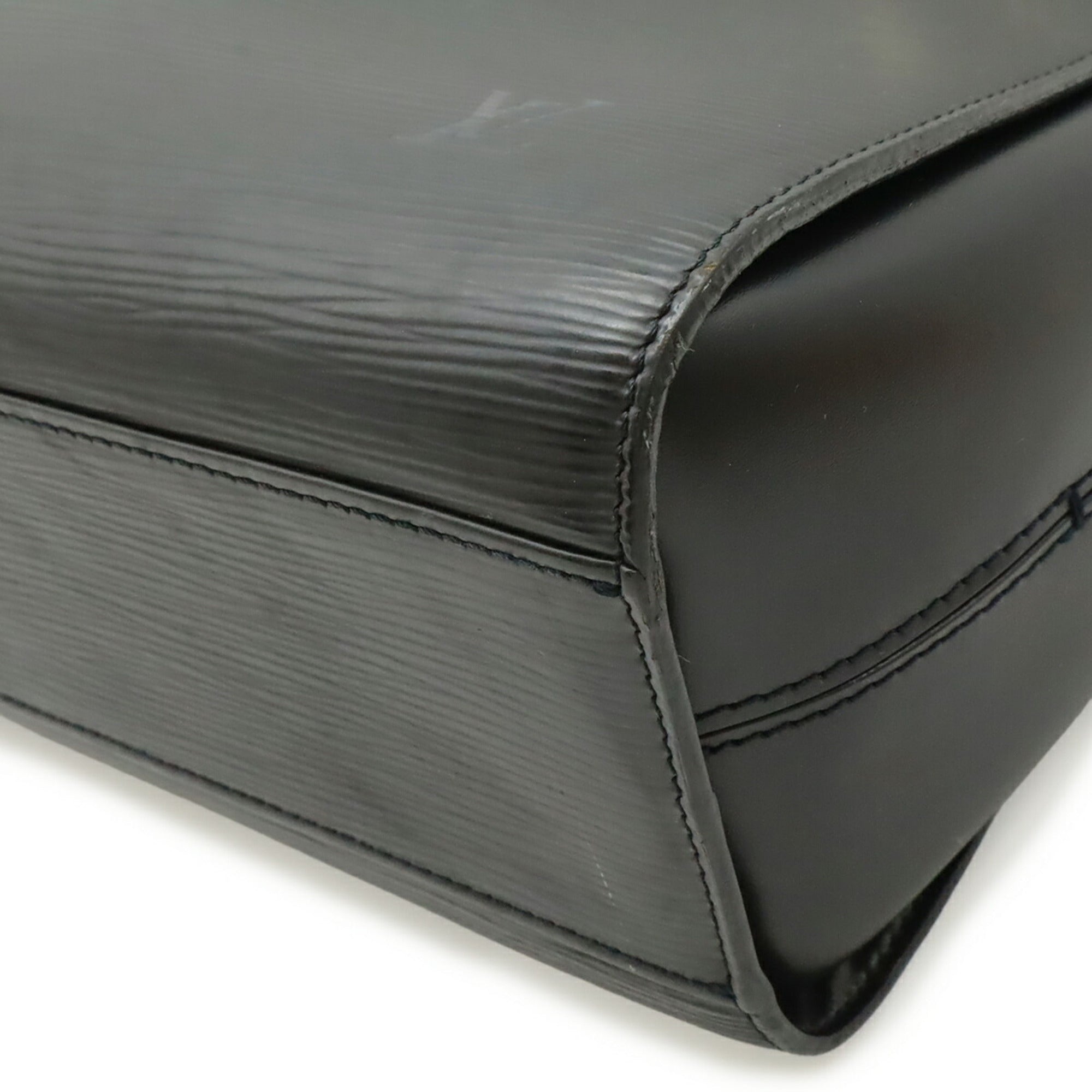Louis Vuitton Black Epi Leather Shoulder Bag Tote Bag (Pre-Owned)
