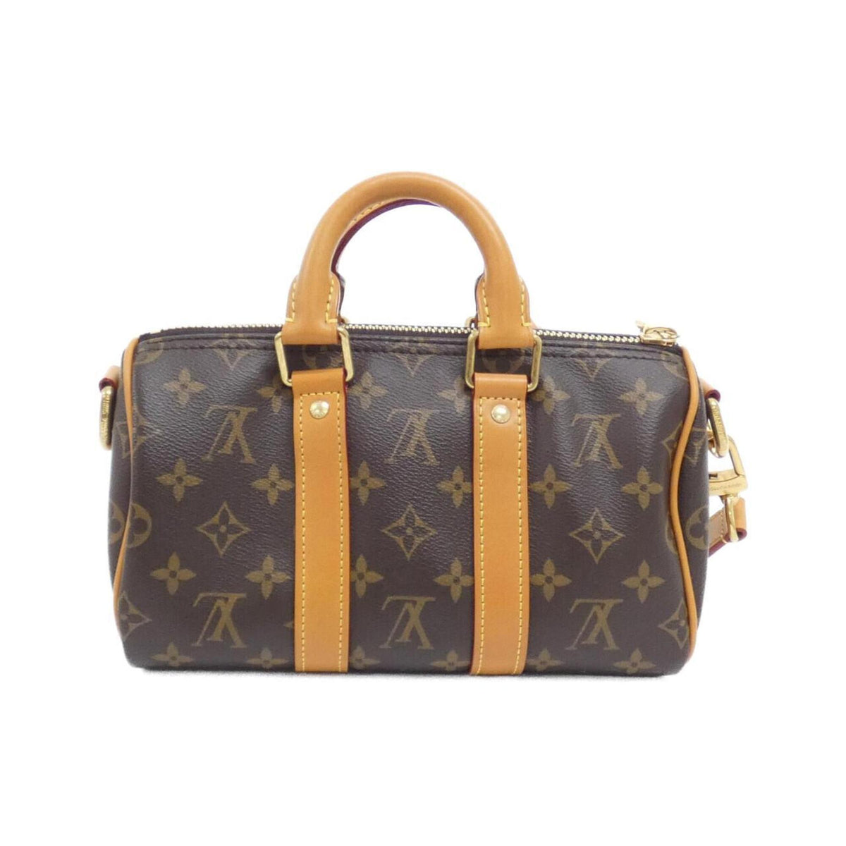 Louis Vuitton Marron Coated Canvas Boston Bag (Pre-Owned)
