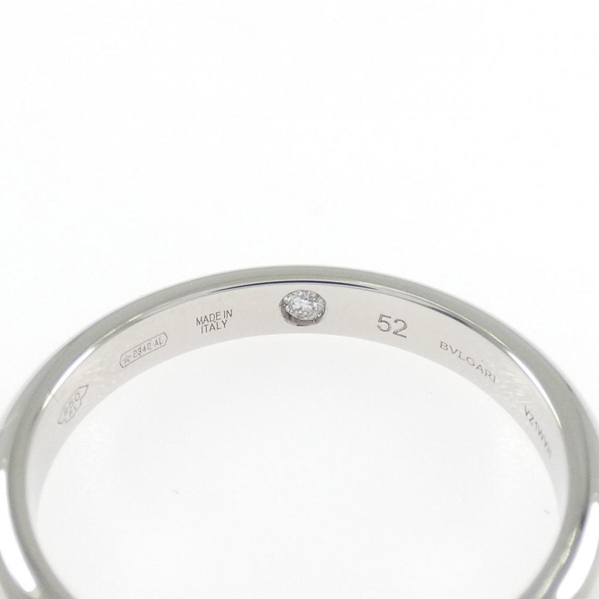 Bvlgari Platinum 950 Band Ring (Pre-Owned)