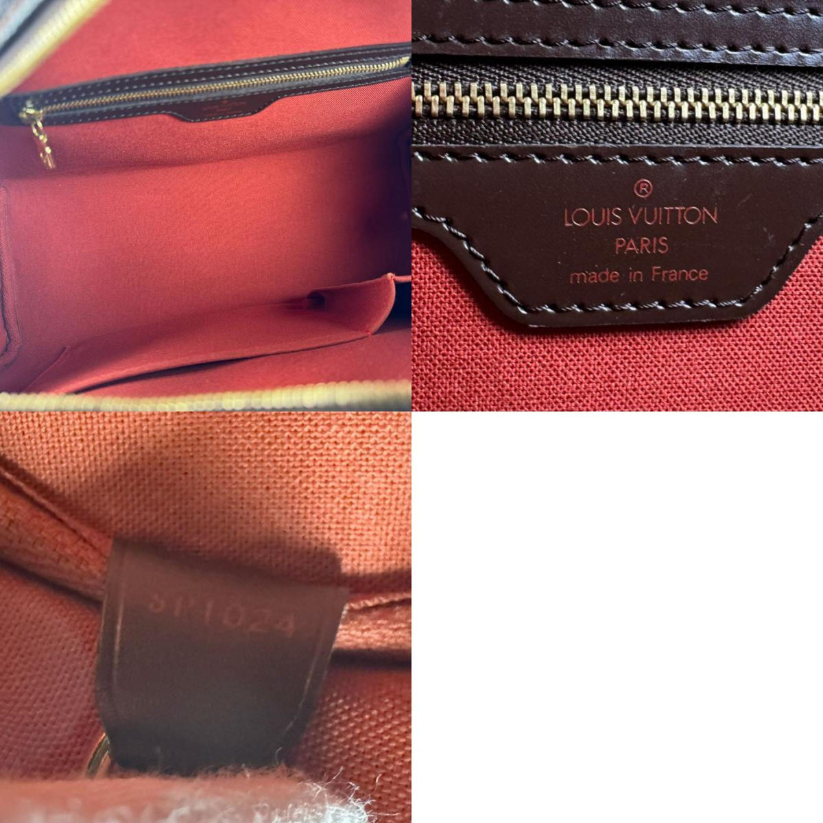 Louis Vuitton Damier Ebene Damier Canvas Handbag (Pre-Owned)