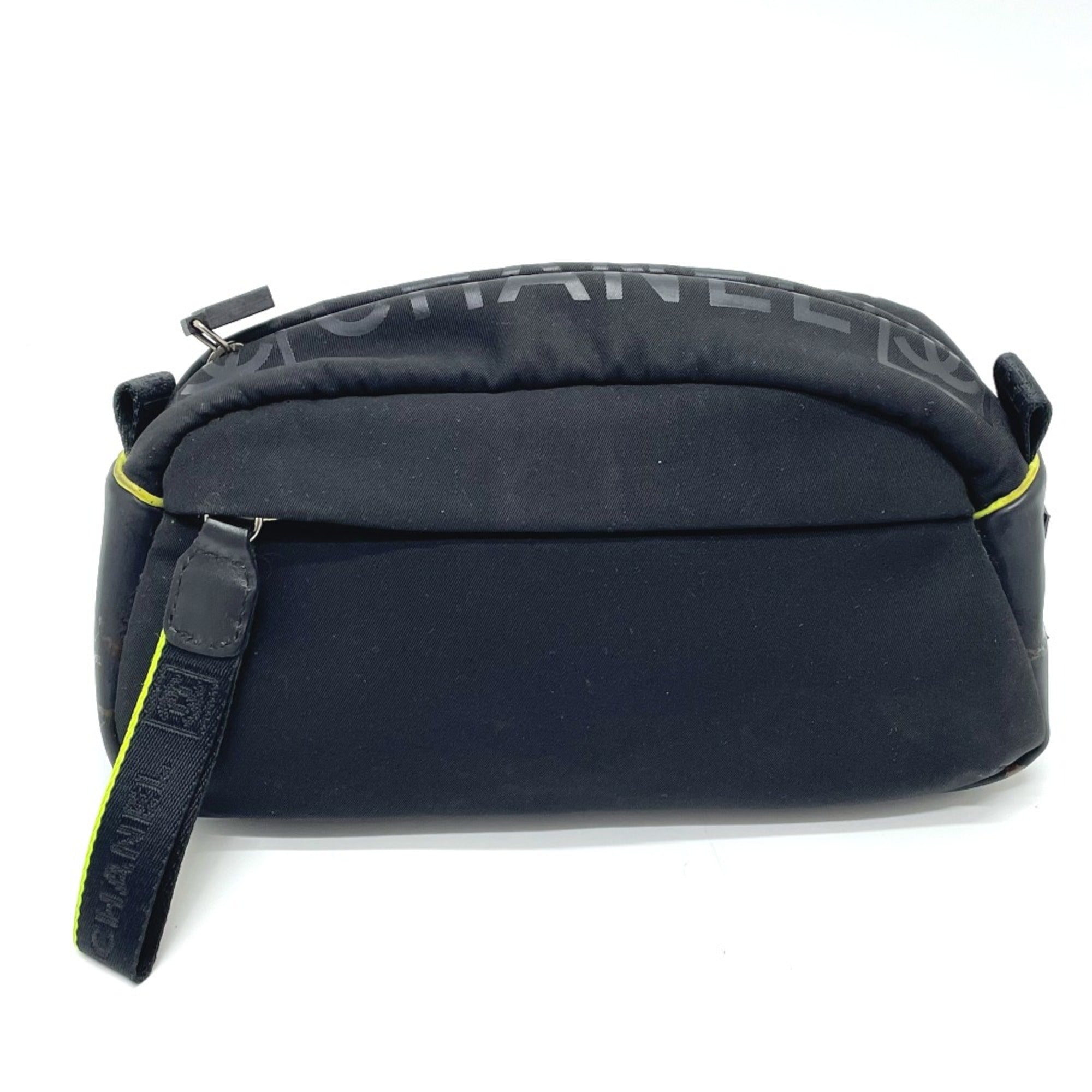 Chanel Black Cloth Pouch (Pre-Owned)