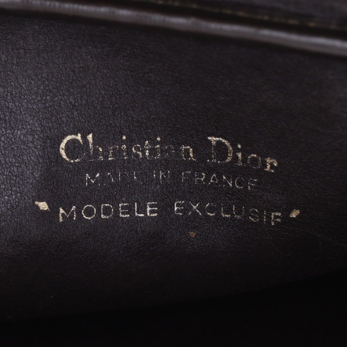 Christian Dior Trotter Brown Canvas Shoulder Bag (Pre-Owned)