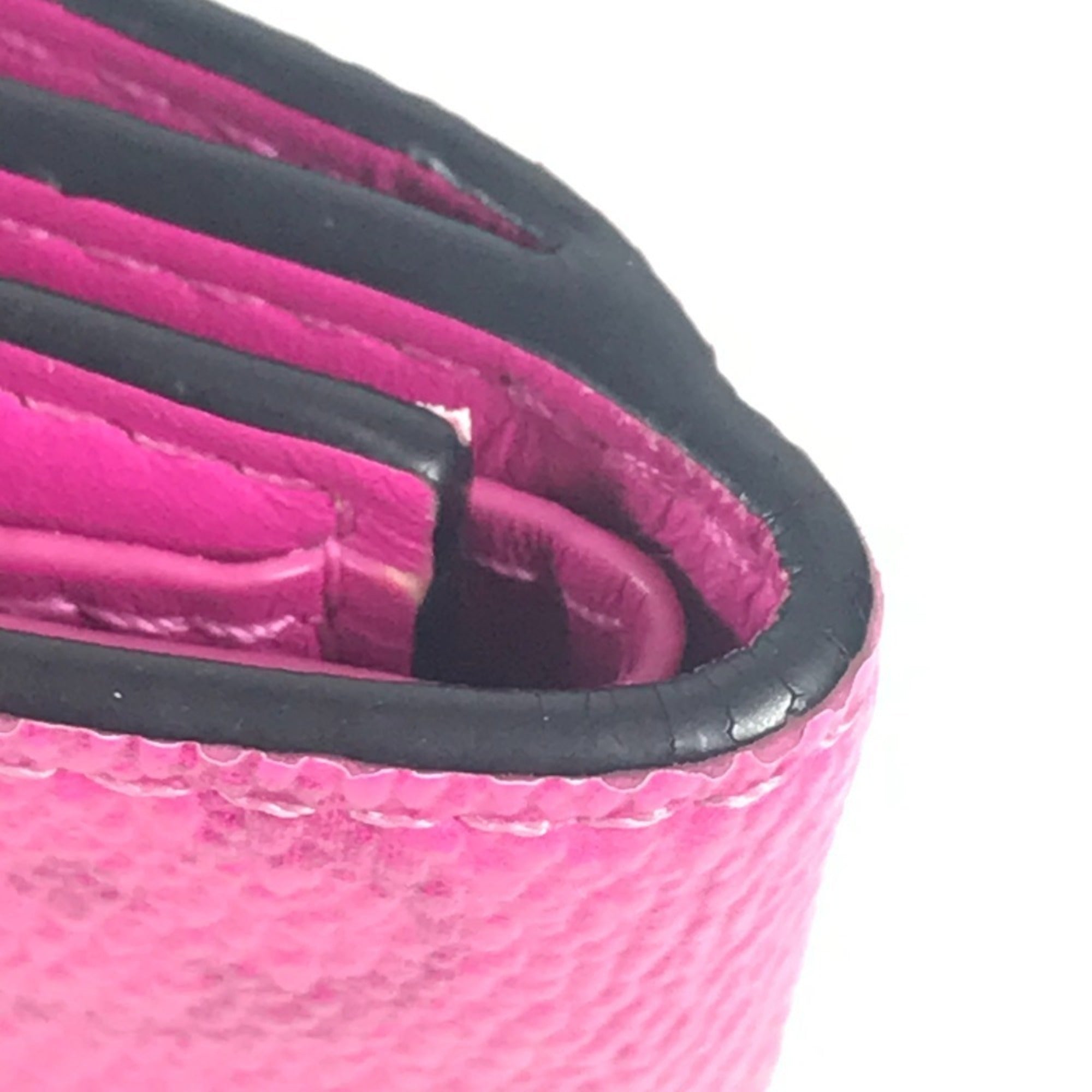 Louis Vuitton Pink Taigarama Wallet (Tri-Fold) (Pre-Owned)