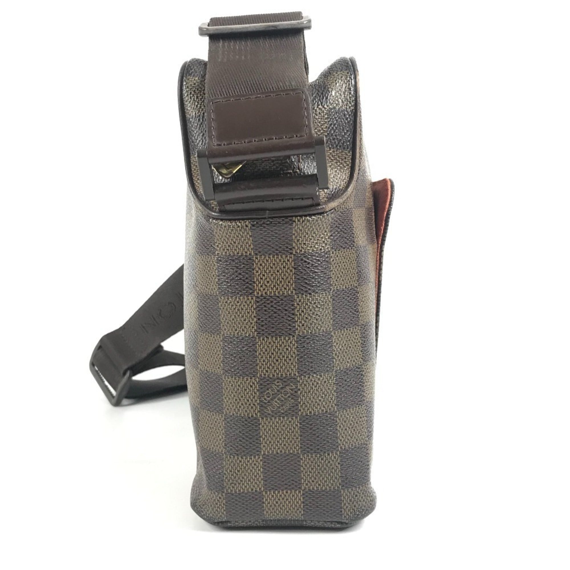 Louis Vuitton Brown Ebene Damier Canvas Pochette Shoulder Bag (Pre-Owned)