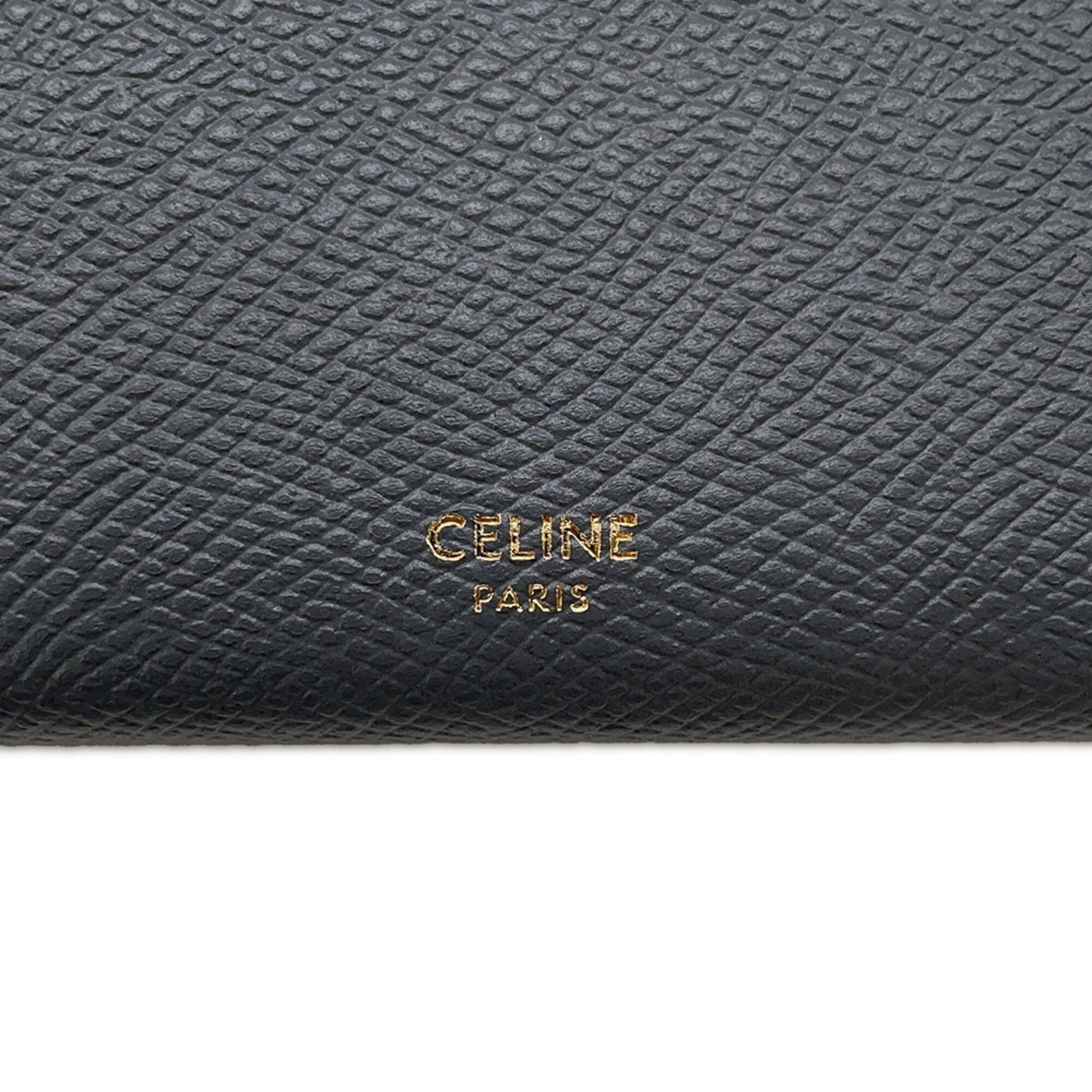 Celine Leather Long Wallet (Bi-Fold) (Pre-Owned)