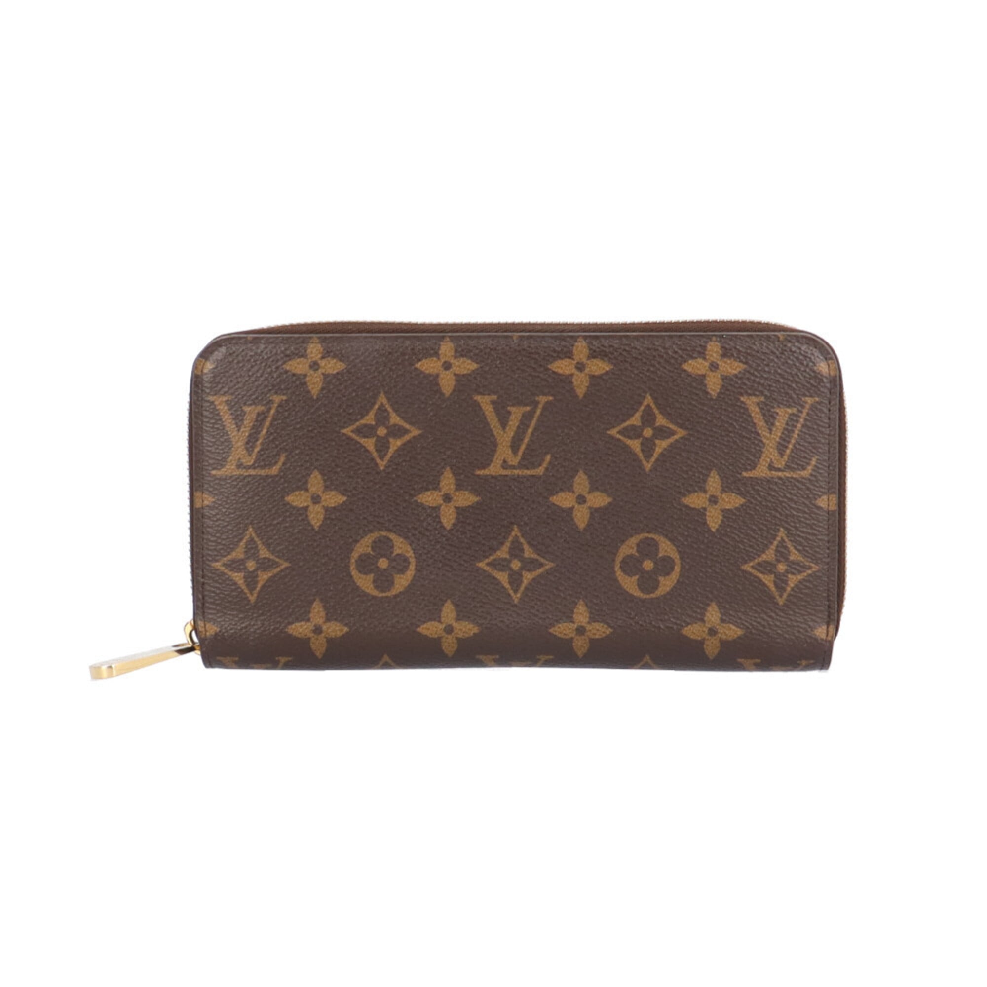 Louis Vuitton Monogram Brown Fuchsia Monogram Canvas Long Wallet (Bi-Fold) (Pre-Owned)