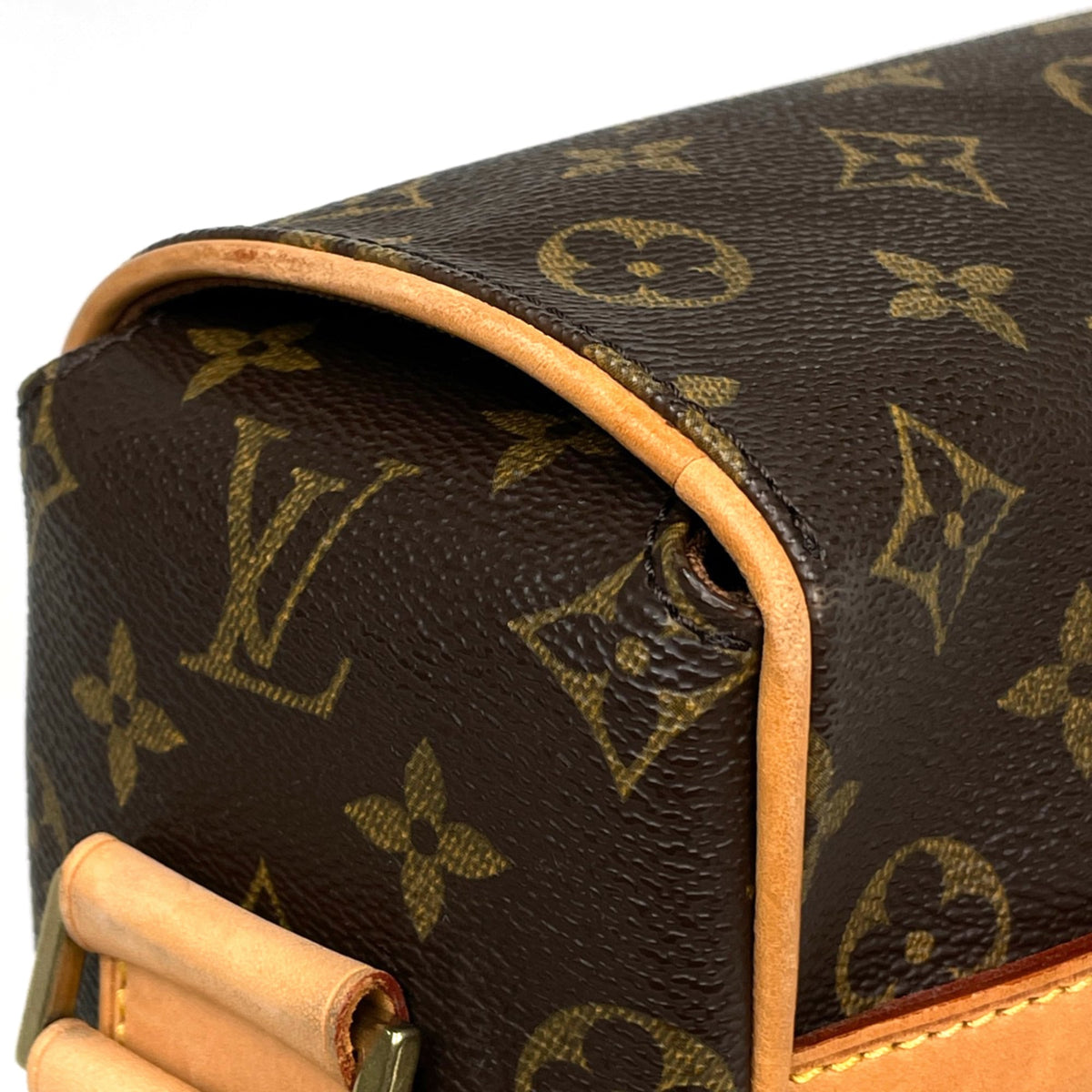 Louis Vuitton Brown Monogram Messenger Bag Shoulder Bag (Pre-Owned)