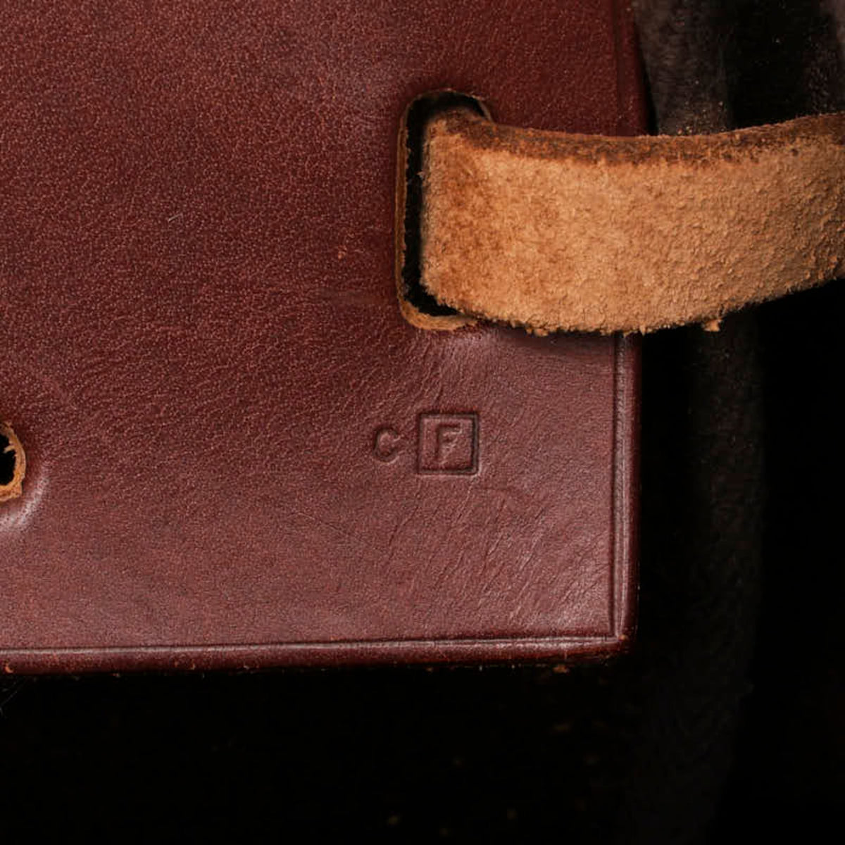 Hermes Brown Toile H Leather Tote Bag (Pre-Owned)