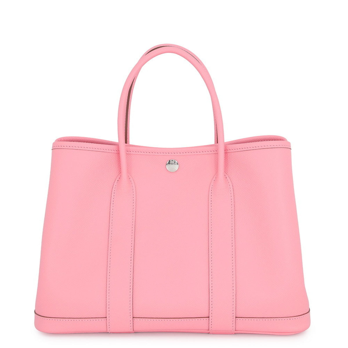 Hermes Garden Rose Confetti Epsom Leather Handbag Tote Bag (Pre-Owned)