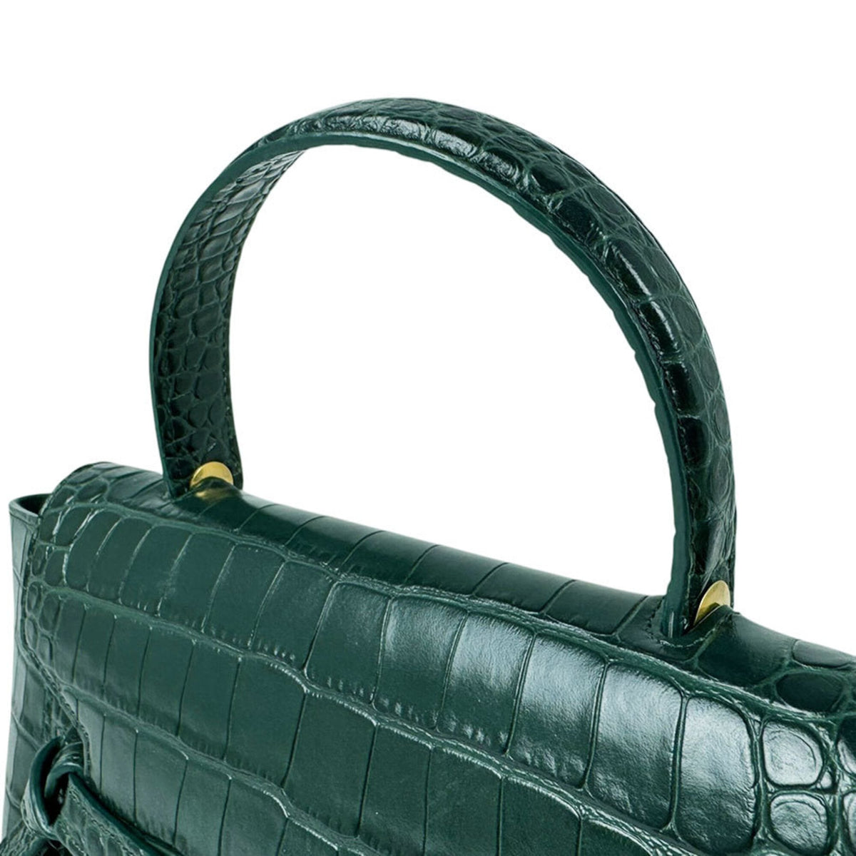 Celine Green Leather Fanny Pack Handbag Shoulder Bag (Pre-Owned)