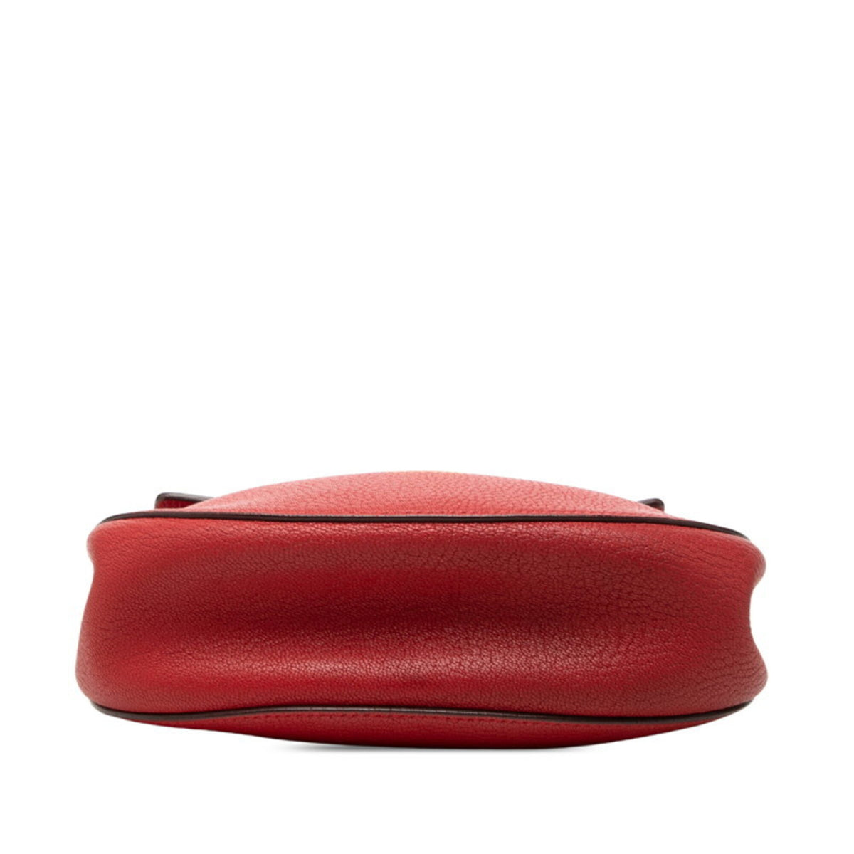 Chloé Gold Red Color Leather Shoulder Bag (Pre-Owned)