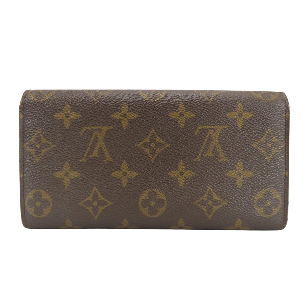 Louis Vuitton Monogram Brown Monogram Long Wallet (Bi-Fold) (Pre-Owned)